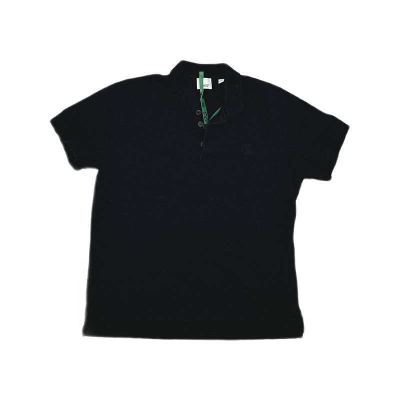 Burberry Burberry Black Short Sleeve Polo Shirt 0079 Size US XL / EU 56 / 4 - 1 Thumbnail