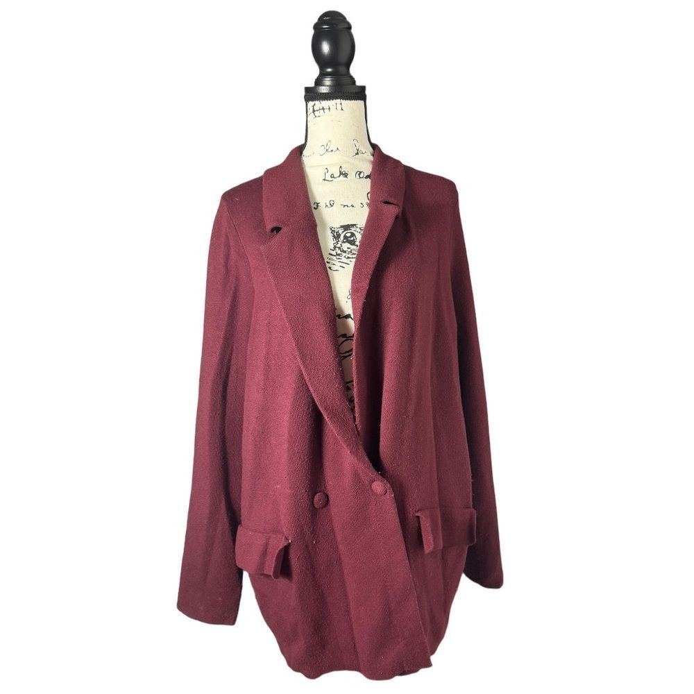 Other Ella Rafaella SZ XL Relaxed Long Sleeve Sweater Blazer Size XL / US 12-14 / IT 48-50 - 3 Thumbnail
