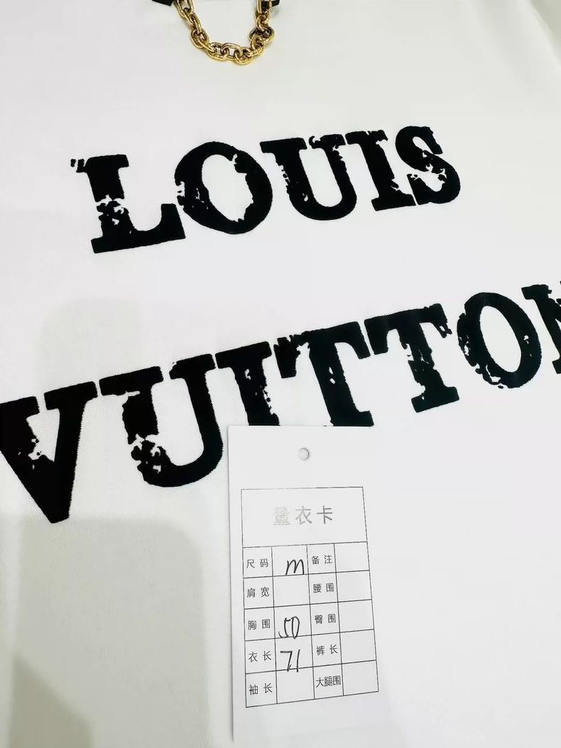 Louis Vuitton Louis Vuitton Letter Short Sleeve Size M / US 6-8 / IT 42-44 - 7 Thumbnail