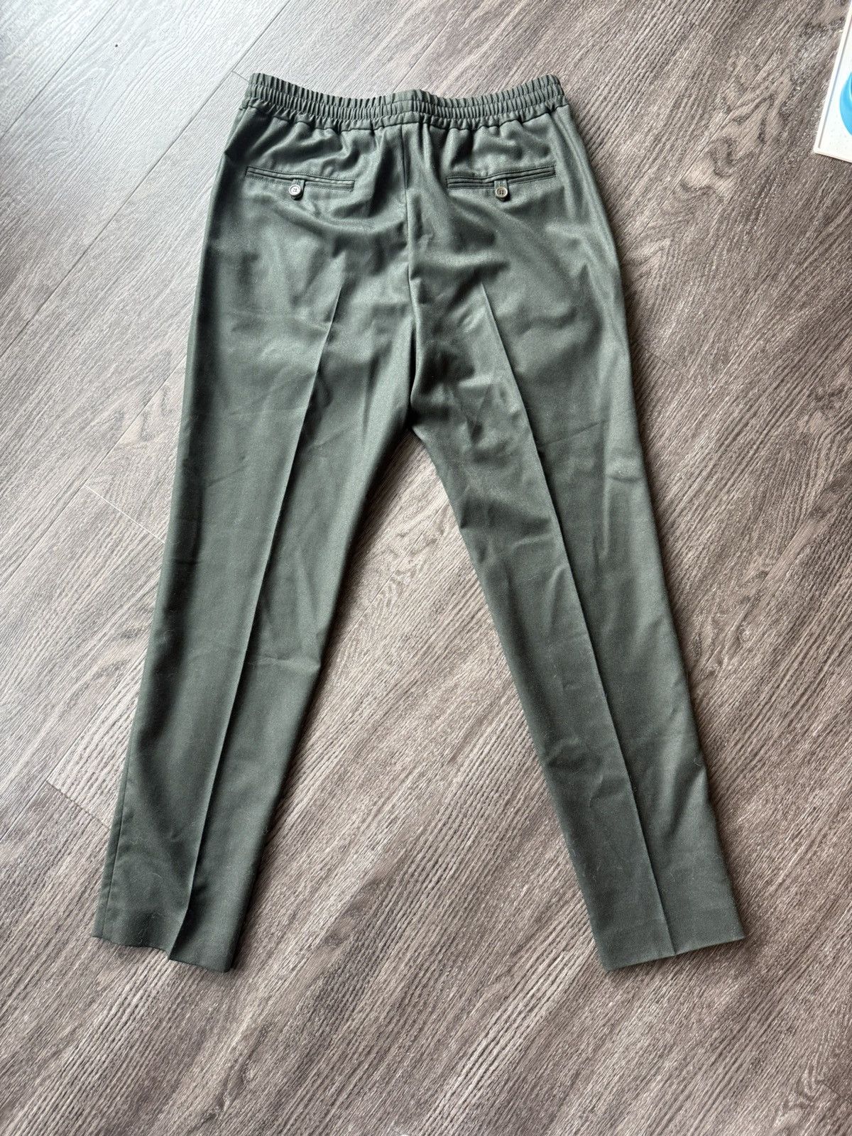 Stella McCartney Men's Stella McCartney Olive Green Pants Trousers Size US 32 / EU 48 - 6 Thumbnail