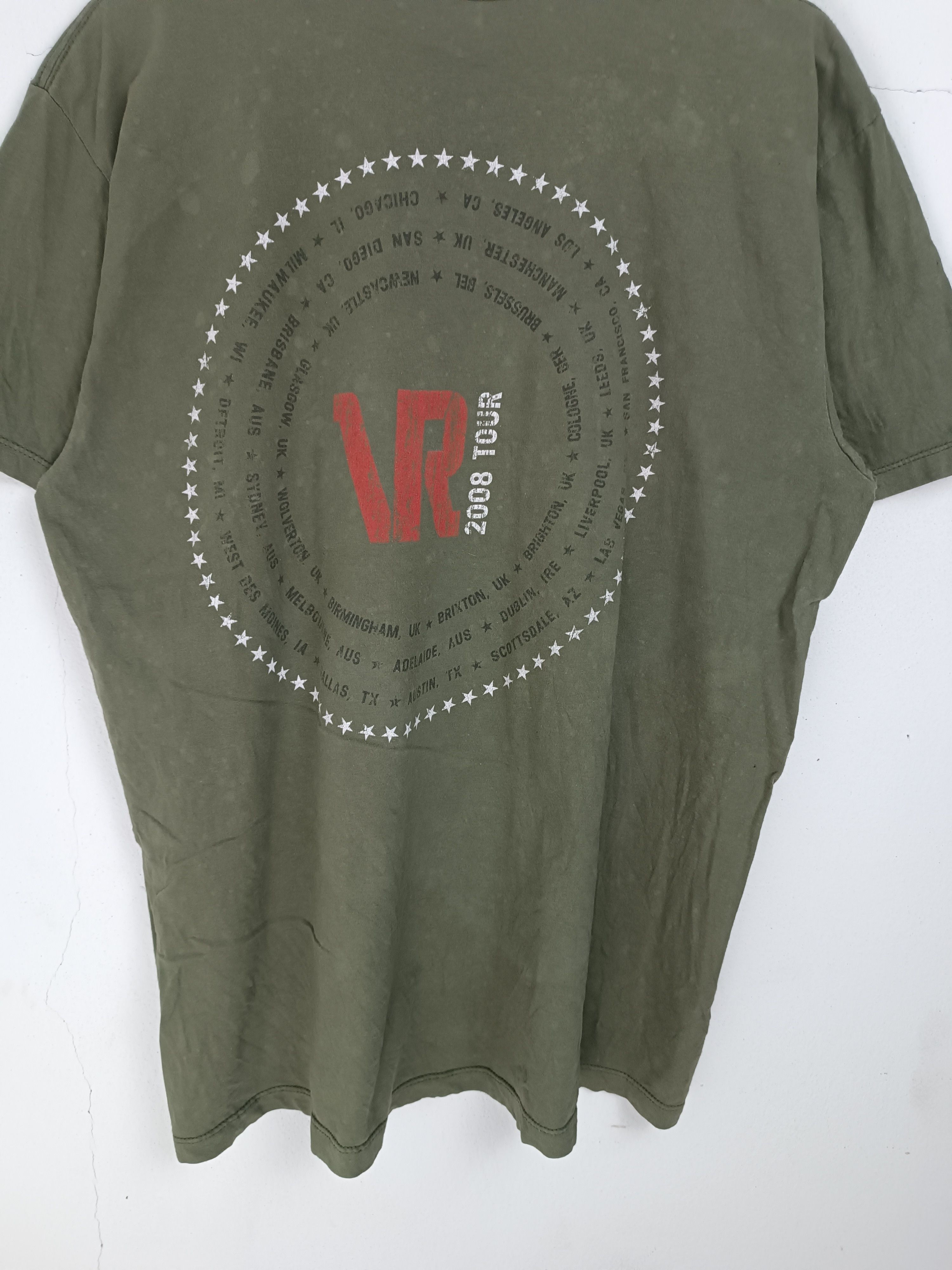 Band Tees THRASH FADED VINTAGE '08 VELVET REVOLVER TOUR TEE Size US L / EU 52-54 / 3 - 11 Thumbnail