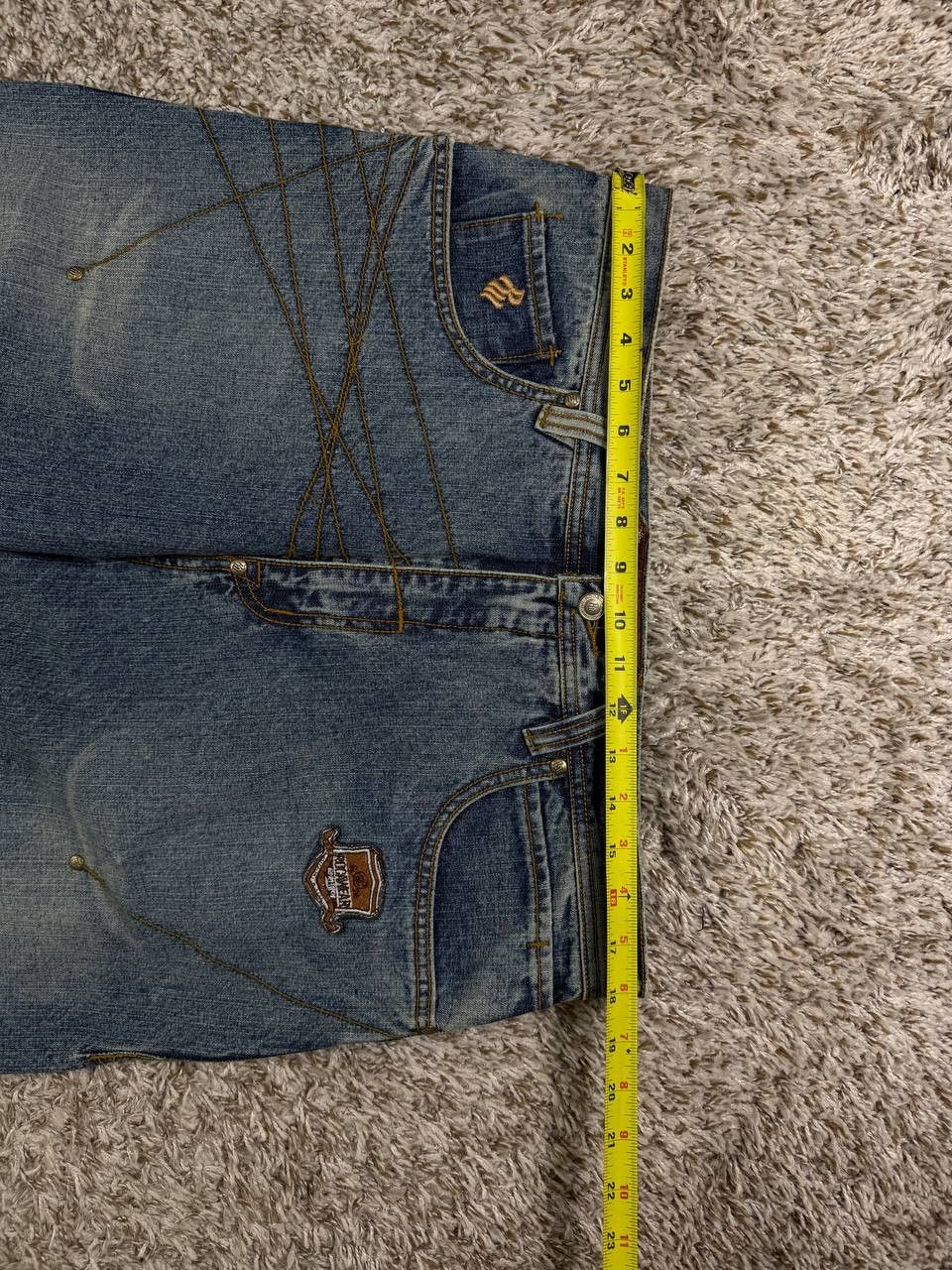 Rocawear Rocawear Y2K Baggy Jeans Hip Hop Panel Seam Patched Faded Size US 36 / EU 52 - 11 Thumbnail