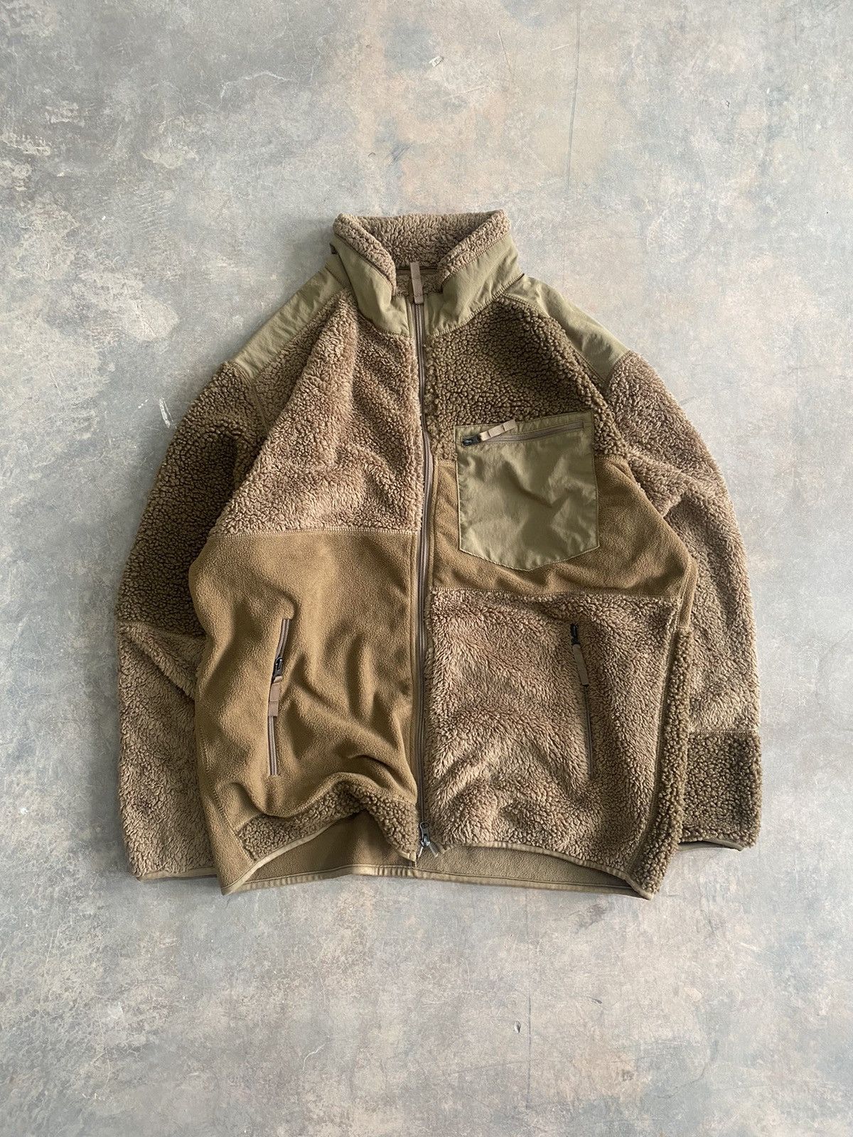 Engineered Garments ENGINEERED GARMENTS FLEECE JACKET WINTER PATCHWORK HIKING Size US XL / EU 56 / 4 - 1 Thumbnail