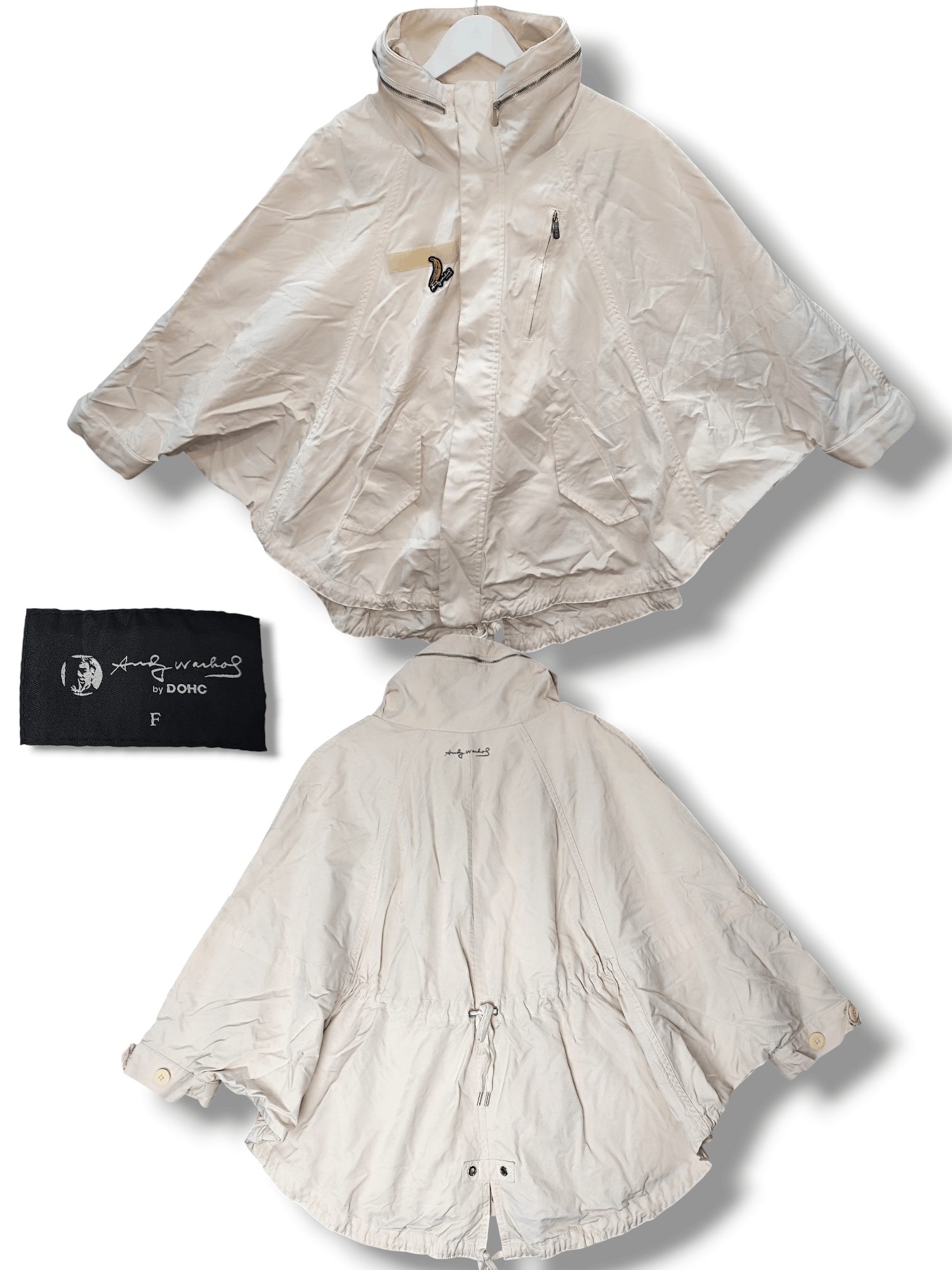 Andy Warhol Andy Warhol Dohc Jacket Freesize Cream Colour Size ONE SIZE - 1 Thumbnail