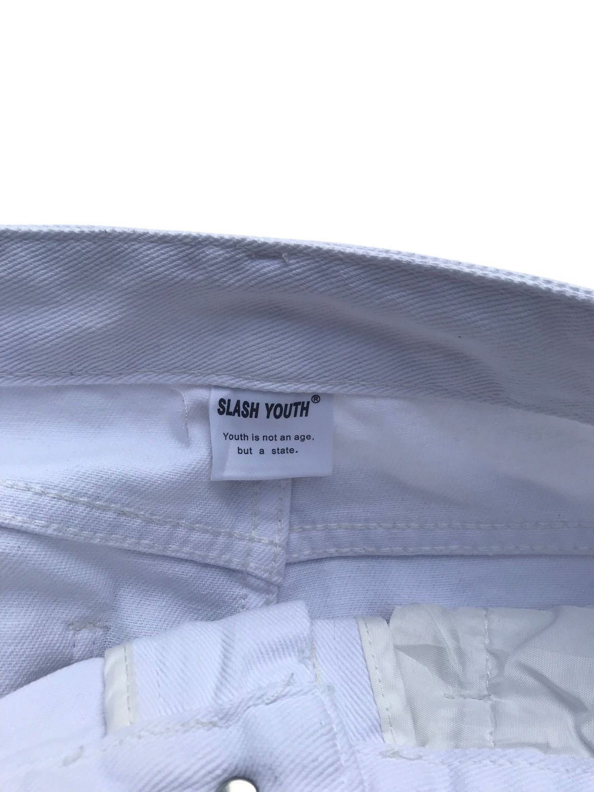 Other Slash Youth Back Pu Letter Streetwear Hip Hop Pants Size US 29 - 4 Thumbnail