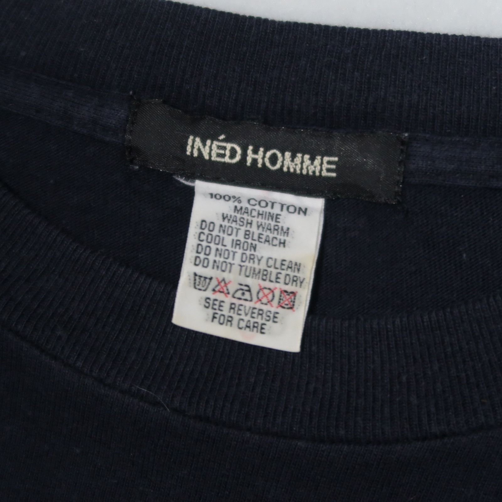 Yohji Yamamoto Vintage 90s Yohji Yamamoto Ined Homme "Quotes" Long Sleeve Size US M / EU 48-50 / 2 - 5 Thumbnail