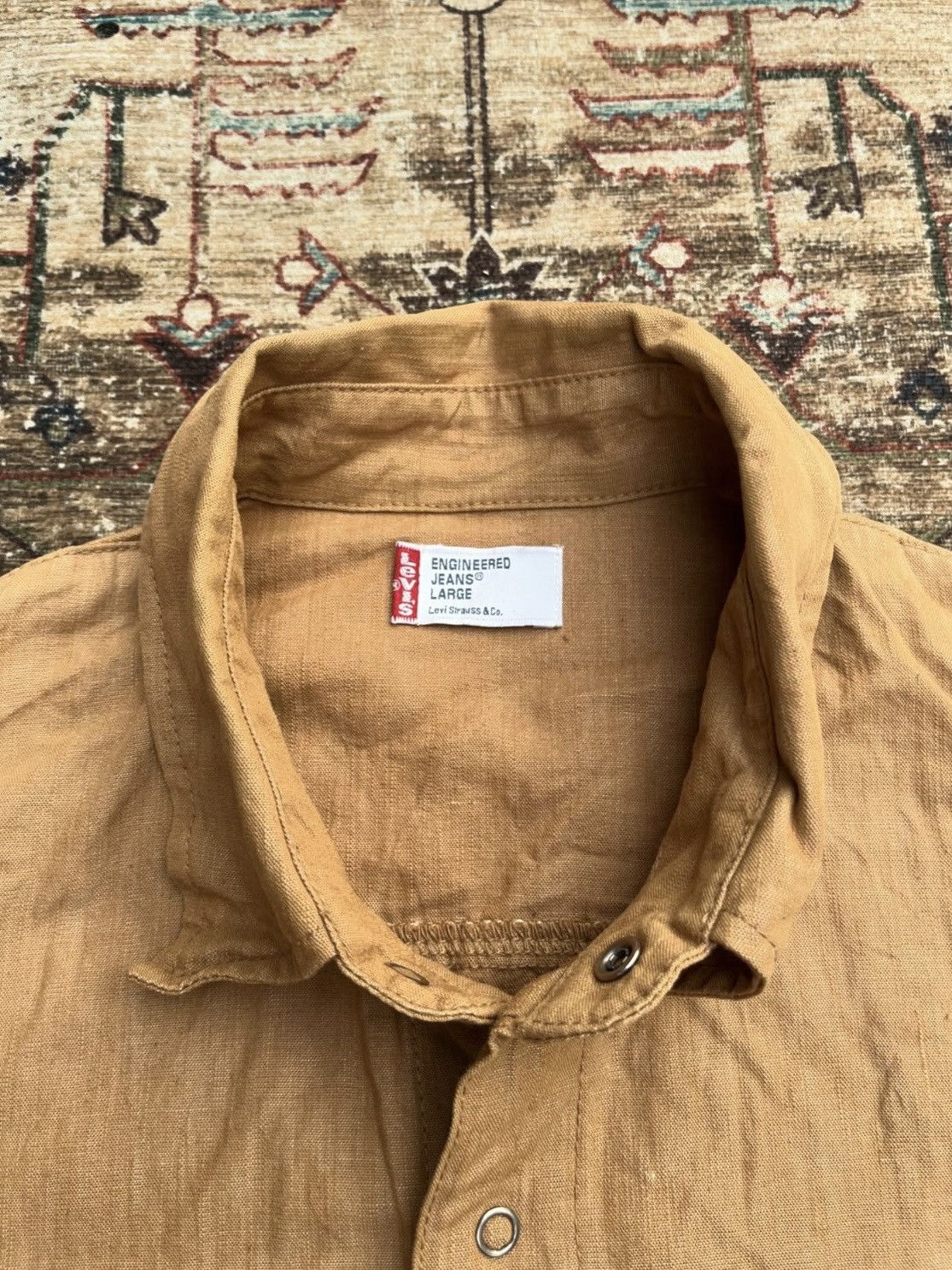 Levi's Levi’s Vintage Engineer Shirt Size US L / EU 52-54 / 3 - 3 Thumbnail