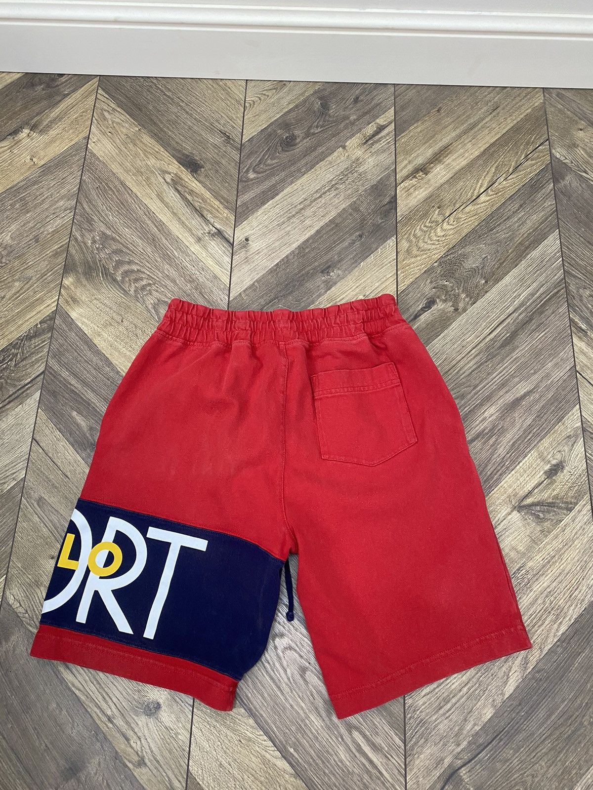 Polo Ralph Lauren × Vintage Vintage POLO RALPH LAUREN POLO SPORT RL 2000 RED SHORTS Size US 28 / EU 44 - 10 Thumbnail