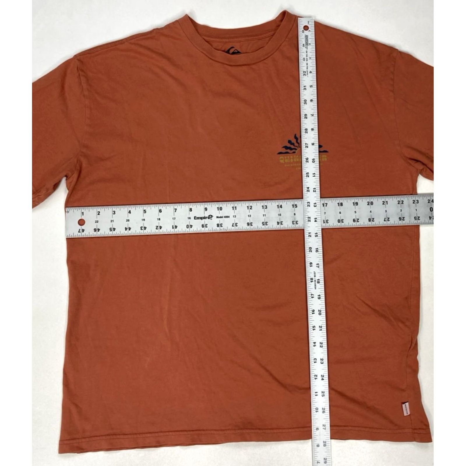 Quiksilver VINTAGE Quiksilver The Mountain & The Wave Graphic T-shirt Men Large Oversized Orange Size US L / EU 52-54 / 3 - 6 Thumbnail