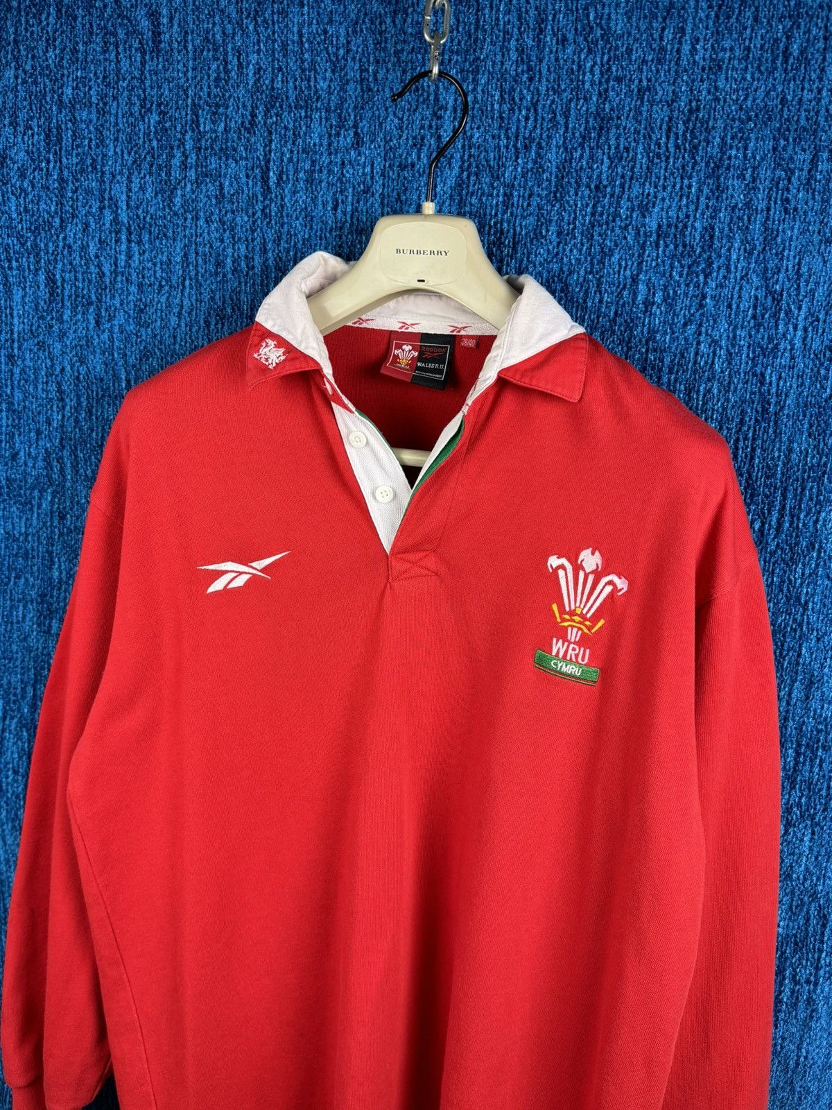 Reebok × Vintage Vintage 1999 Wales Rugby Union Home Shirt Jersey by Reebok Size US L / EU 52-54 / 3 - 4 Thumbnail