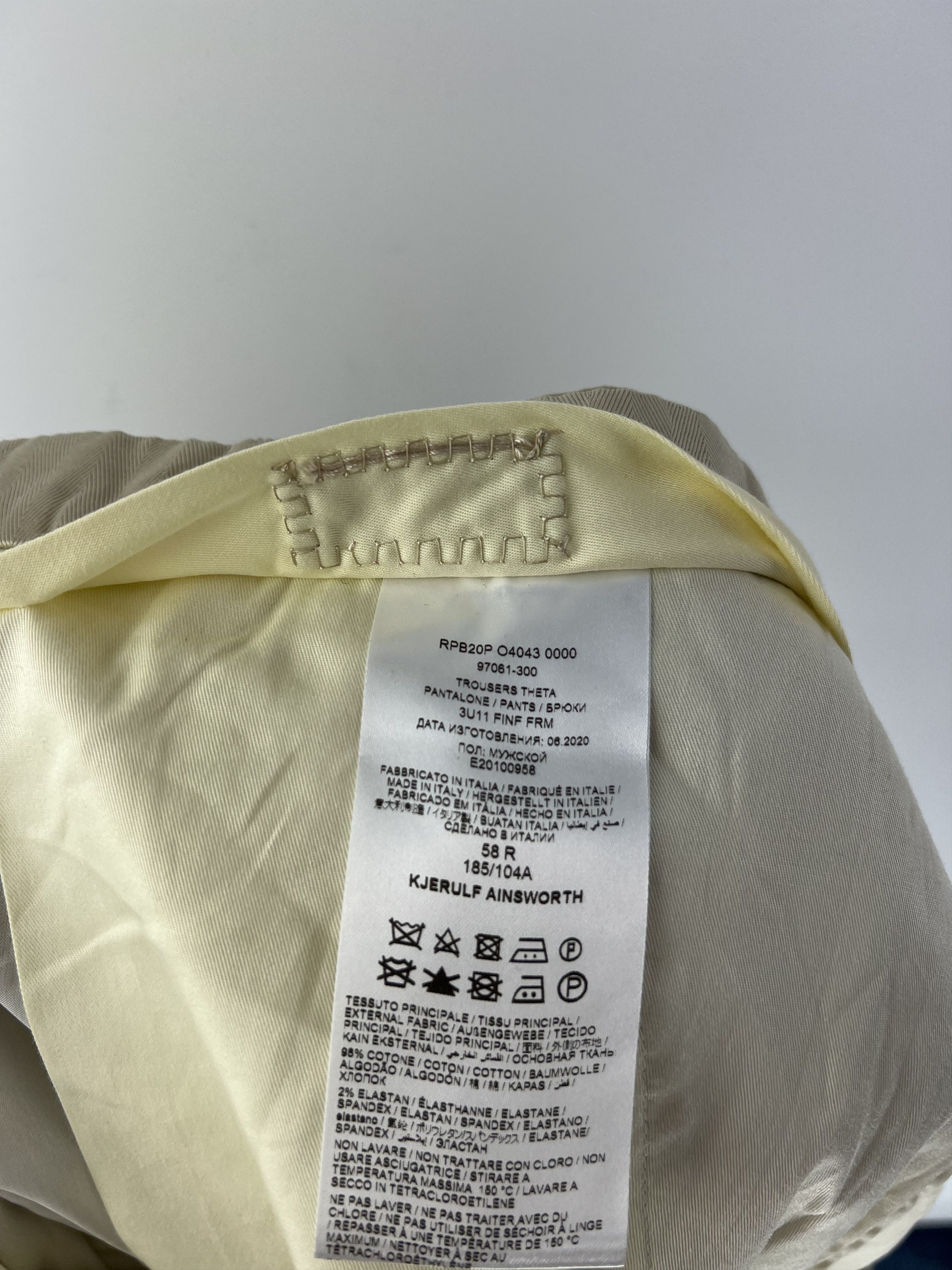 Brioni Brioni Beige Corduroy Pants Trousers Size 58R Size US 42 / EU 58 - 6 Thumbnail