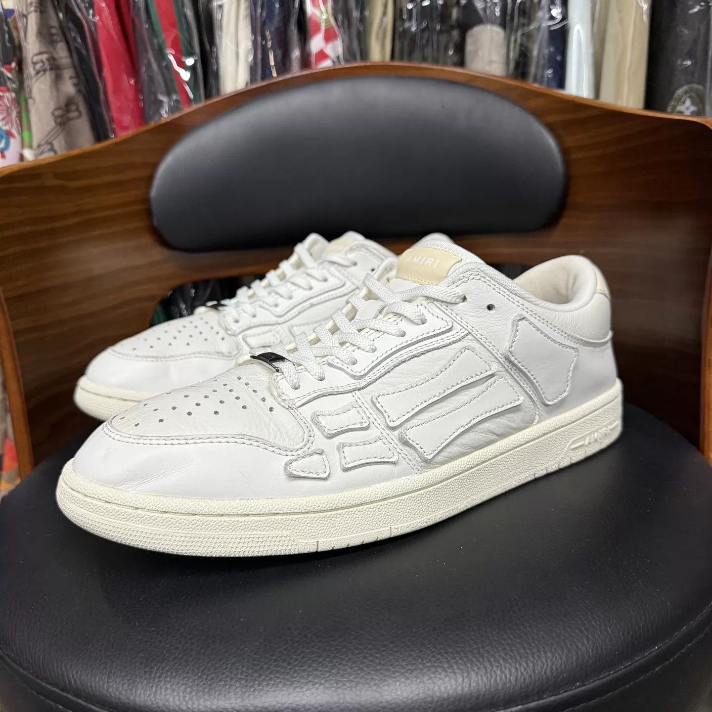 Amiri Amiri White Bone Sneaker 44 Excellent Condition Size US 11 / EU 44 - 1 Thumbnail