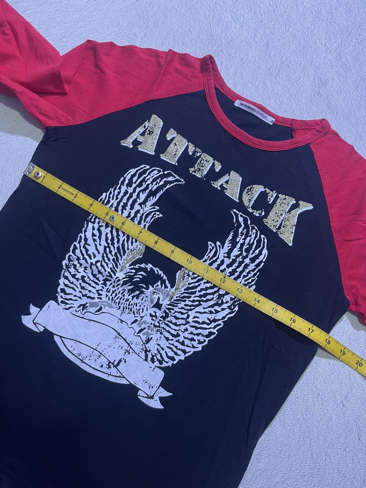 Japanese Brand Y2K SEMANTIC DESIGN long sleeve tshirt Size US M / EU 48-50 / 2 - 8 Thumbnail