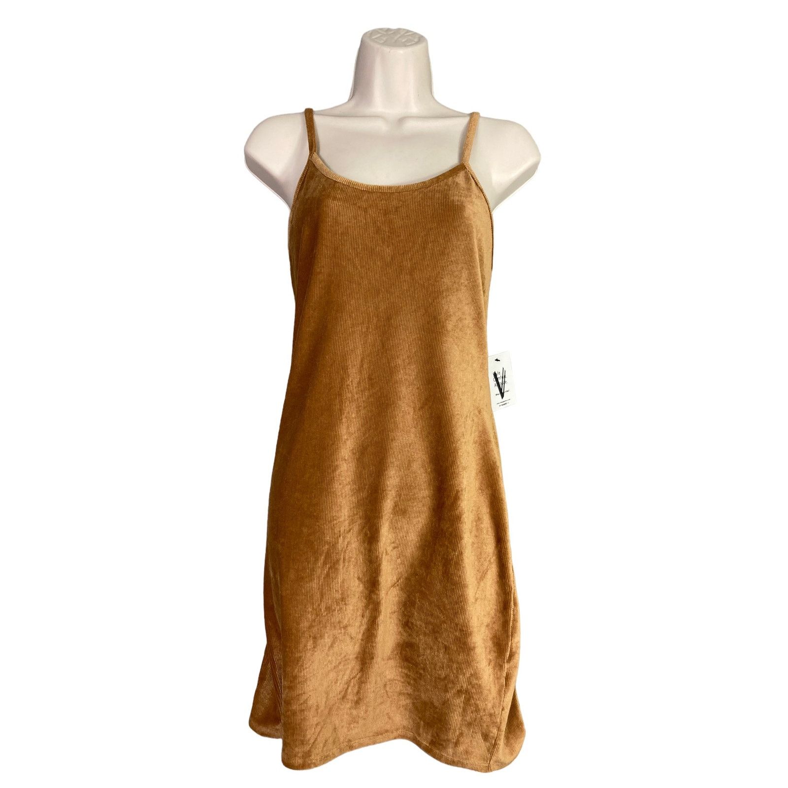 Other VIBE Sportswear Sleeveless Ribbed Mini Dress XL Beige Size XL / US 12-14 / IT 48-50 - 1 Thumbnail