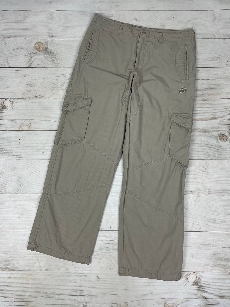 Vintage Nike Cargo Pants 00s Multipocket Swoosh Y2K Gorpcore