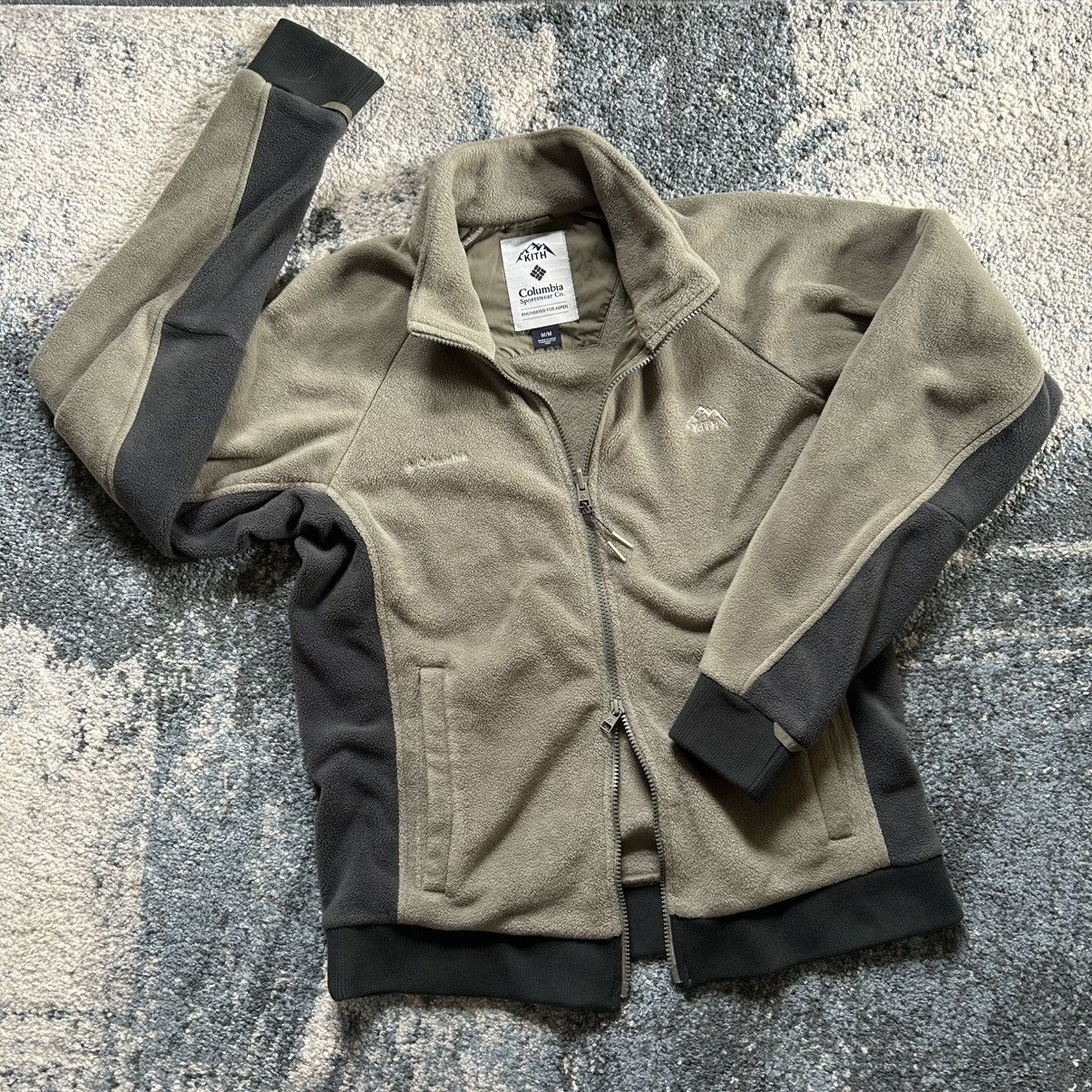 Columbia × Kith 2016 ASPEN CORE FLEECE JACKET YKK DOUBLE ZiP SHERPA OLiVE Size US M / EU 48-50 / 2 - 5 Thumbnail