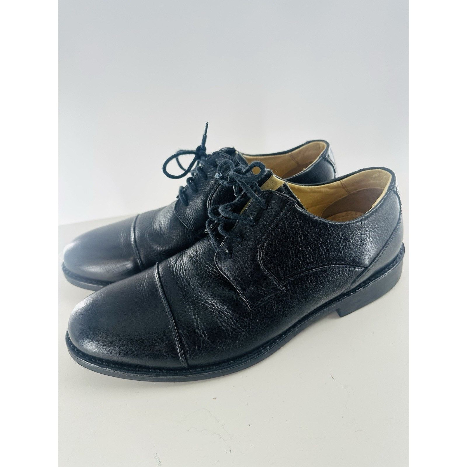 Belvedere Studio Belvedere Black Leather Business Dress Shoes Brazil Size US 6 / EU 39 - 2 Thumbnail