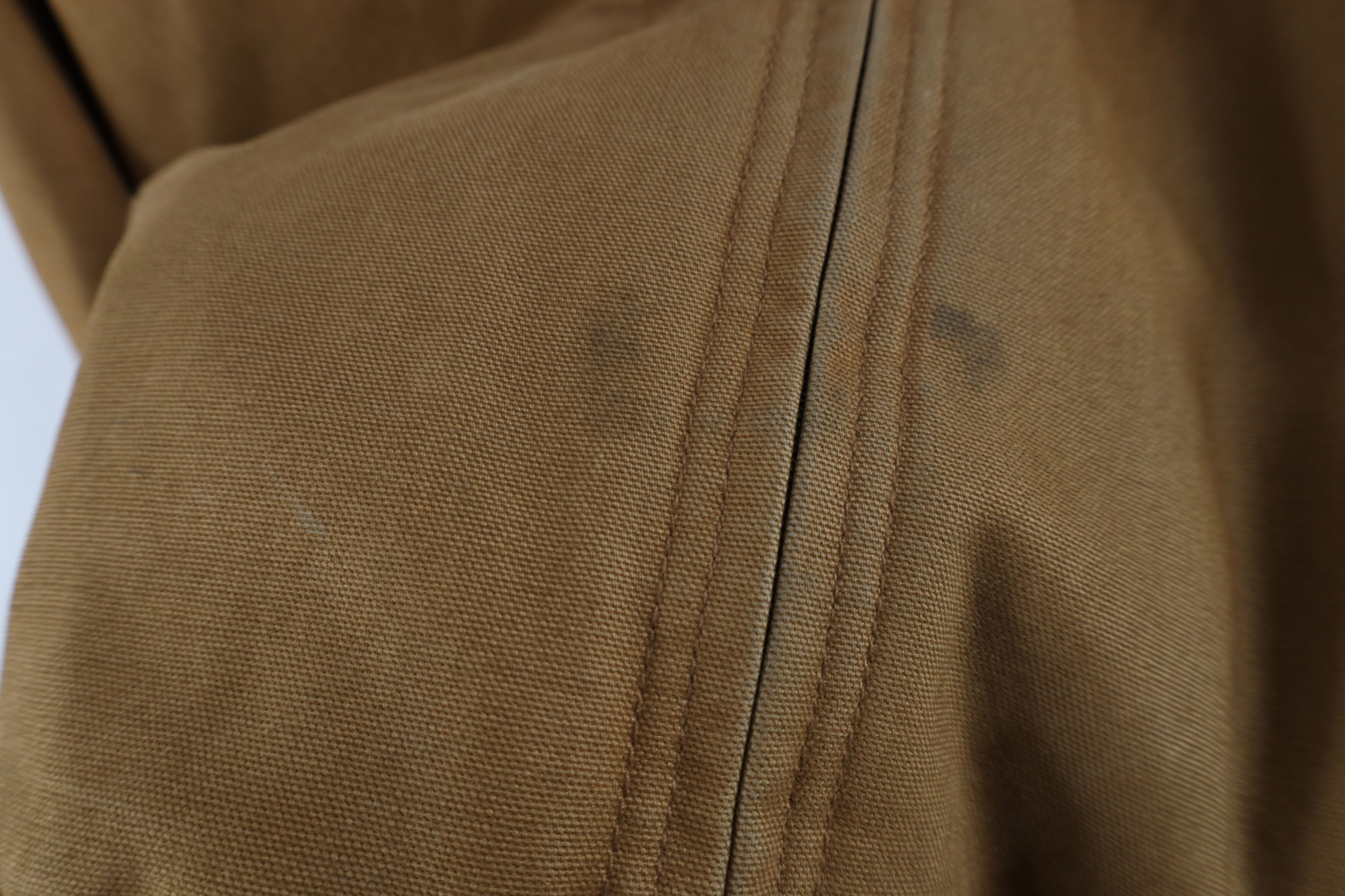 Vintage Vintage Corning Quilted Canvas Hooded Work Jacket Brown Size US XL / EU 56 / 4 - 7 Thumbnail