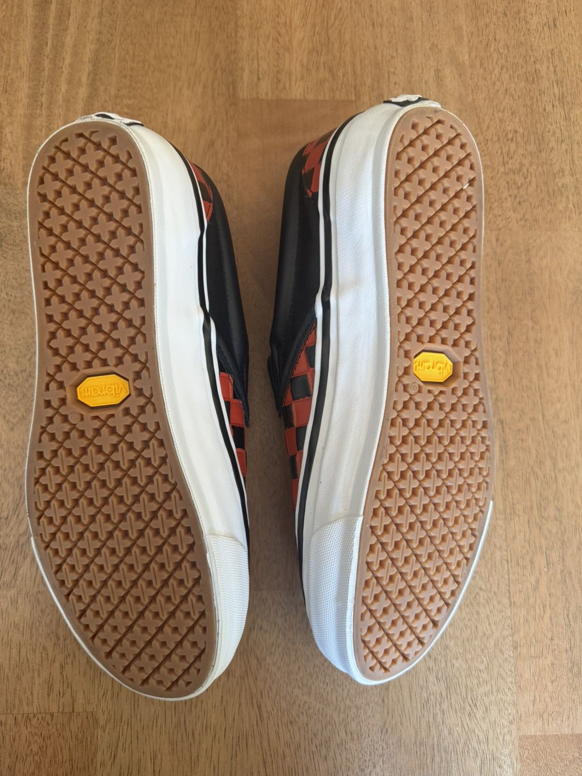 Vans Vans OTW Leather Check Classic Slip On 98 Vibram Size US 8.5 / EU 41-42 - 4 Thumbnail