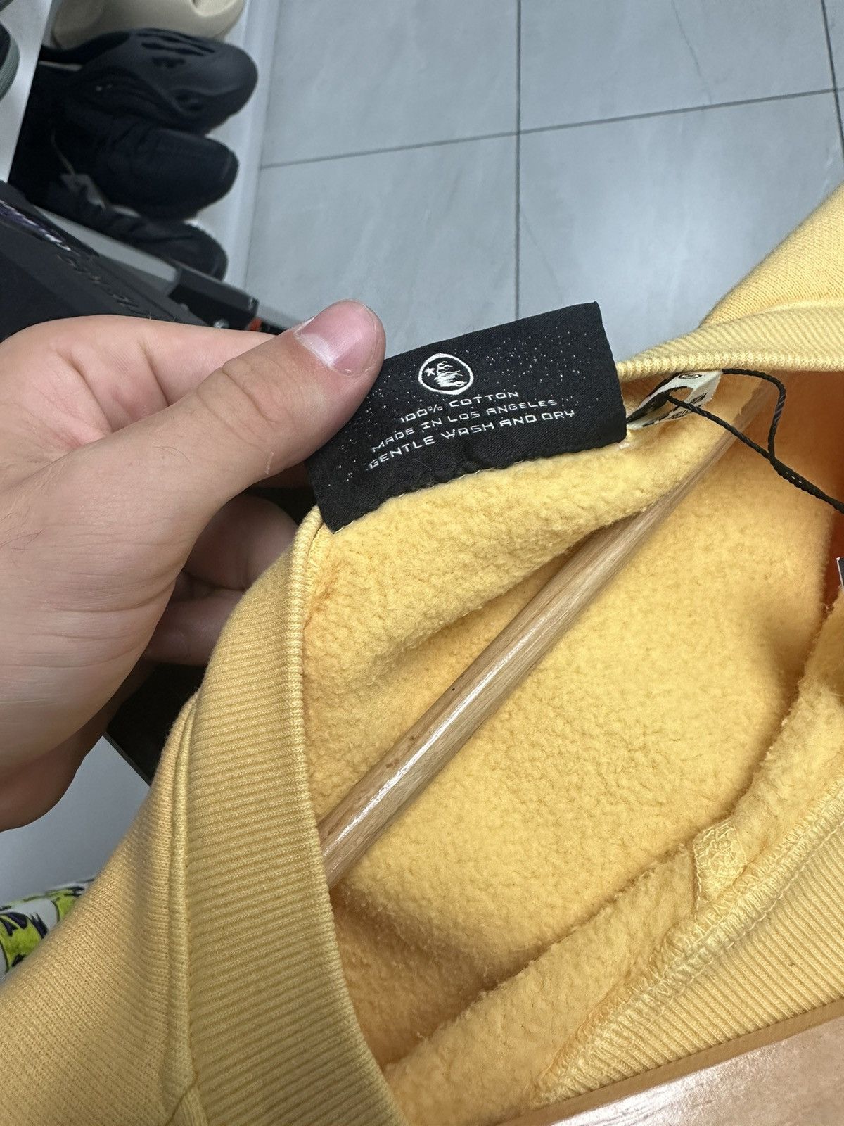 HELLSTAR Hellstar Classic Crewneck Yellow Size US M / EU 48-50 / 2 - 5 Thumbnail