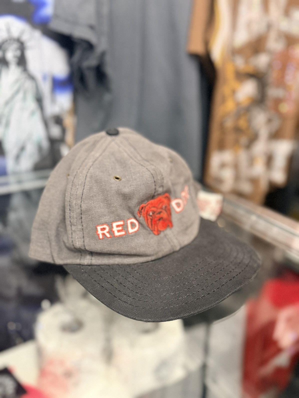 Vintage Vintage Red Dog SnapBack Hat Size ONE SIZE - 1 Thumbnail