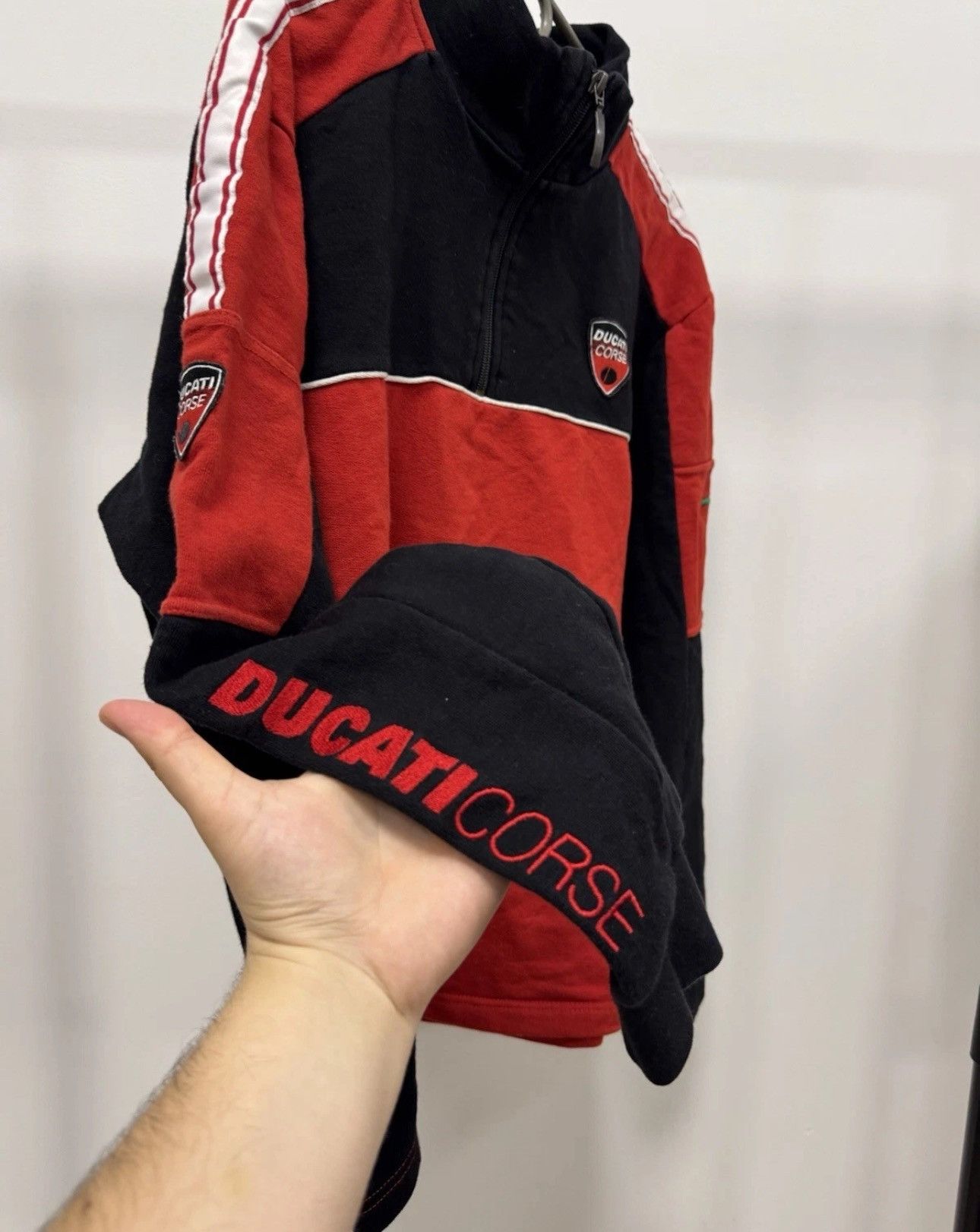 Ducati Vintage Ducati Corse Italy Sweatshirt 1/4 Zip Racing Moto Size US M / EU 48-50 / 2 - 5 Thumbnail
