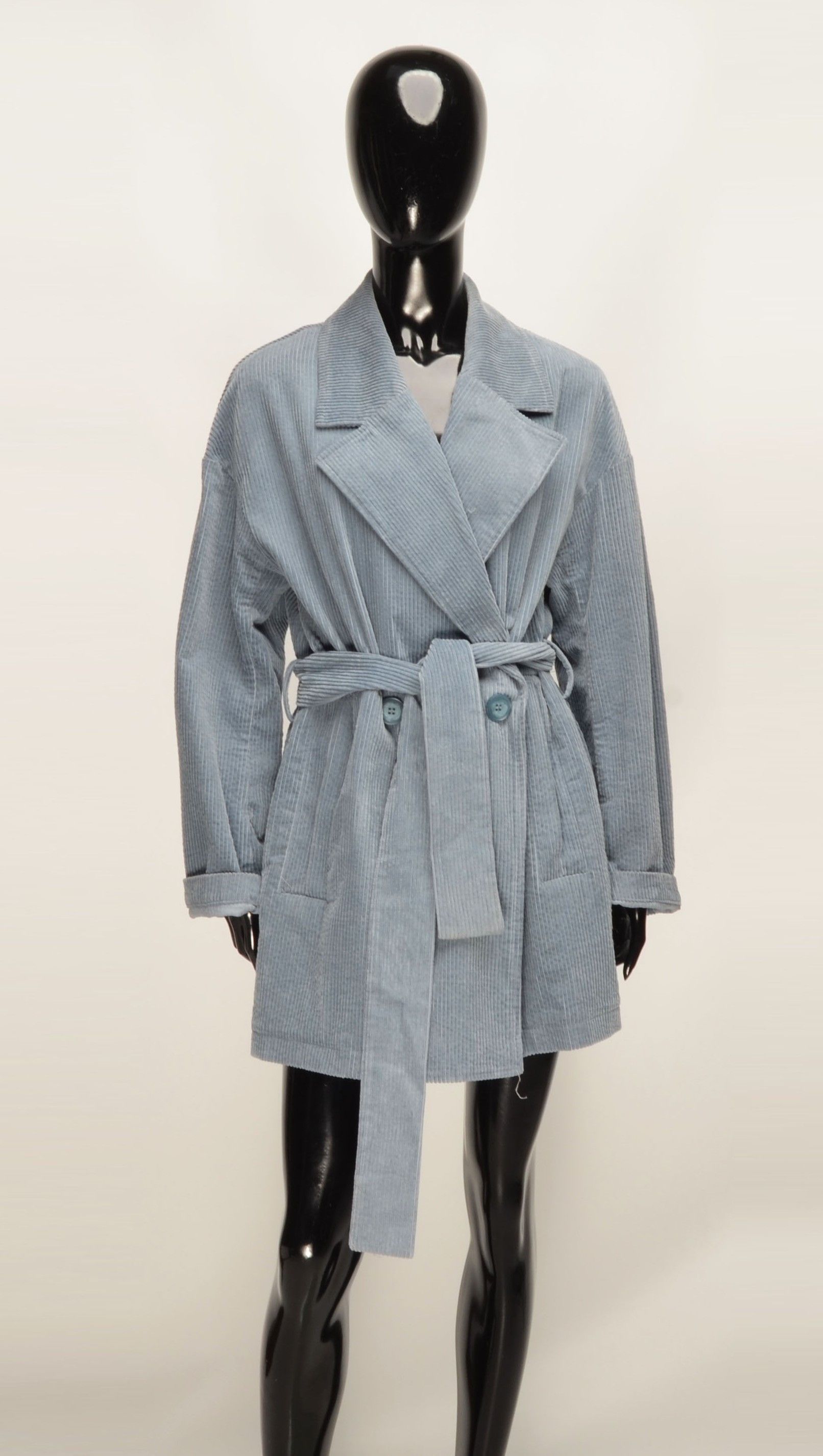 BIMBA Y LOLA Bimba Y Lola Coquette Oversized Belted Corduroy Trench Coat Size M / US 6-8 / IT 42-44 - 1 Thumbnail