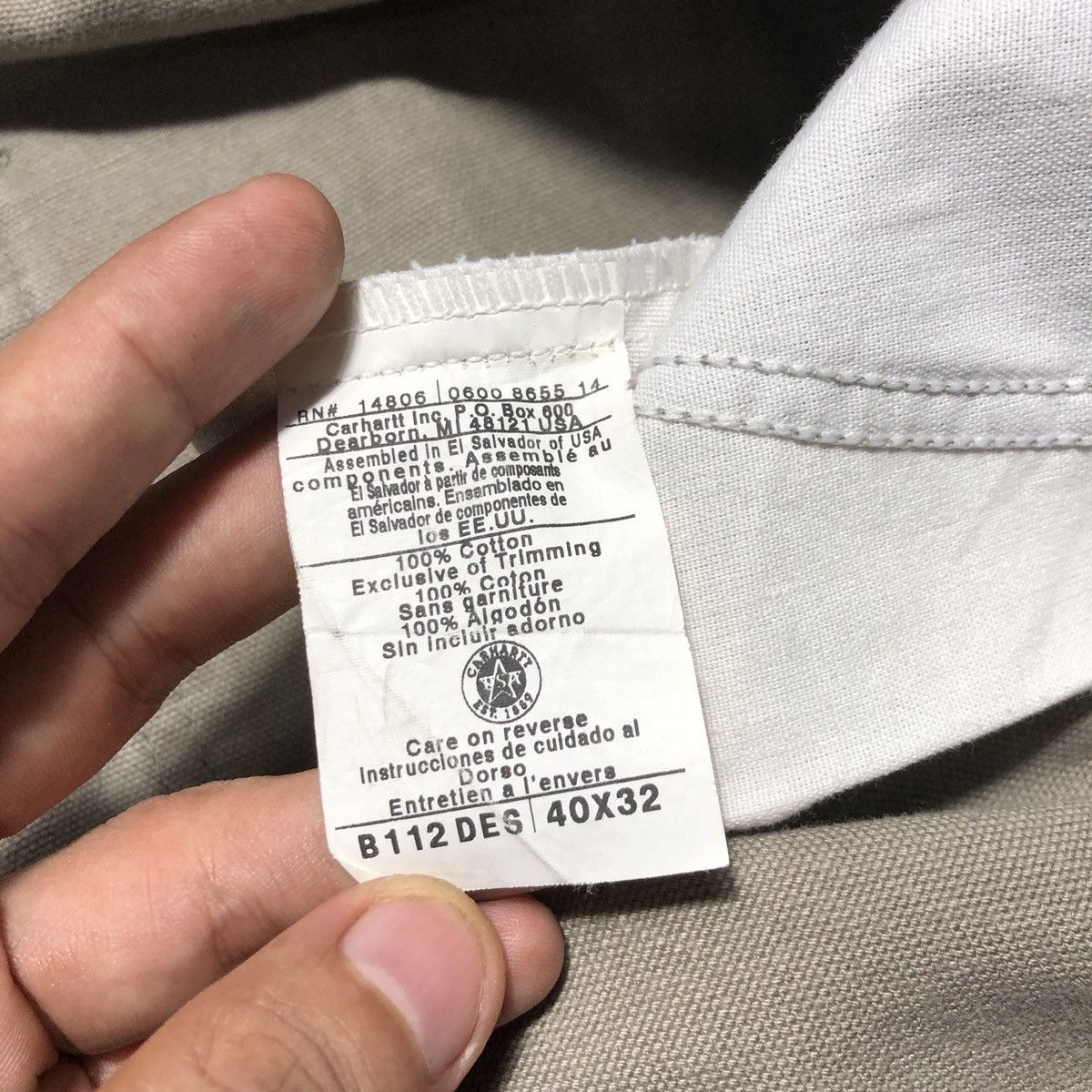 Carhartt × Vintage Cargo Pants Carhartt Size US 38 / EU 54 - 16 Thumbnail