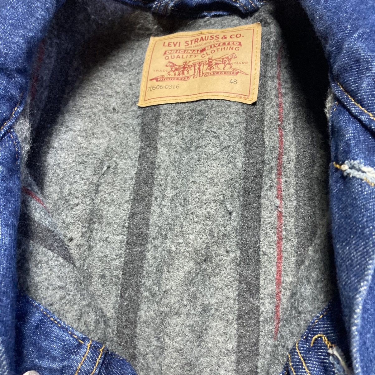 Levi's Vintage Clothing Vintage Levis Trucker Jacket Size US XXL / EU 58 / 5 - 3 Thumbnail