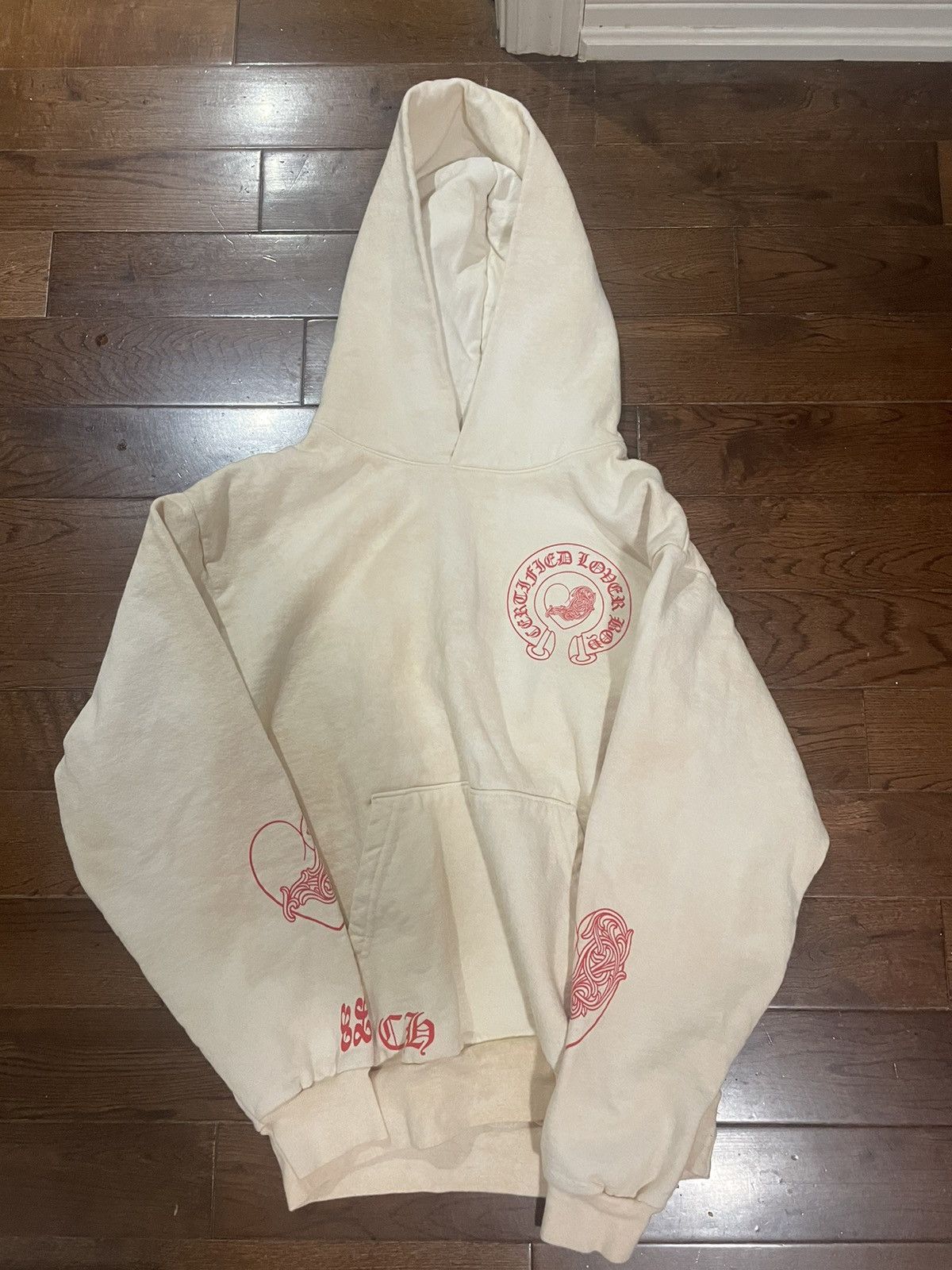 image of Chrome Hearts x Drake Unreleased Drake Friends And Family Hoodie in Ivory, Men's (Size Medium)