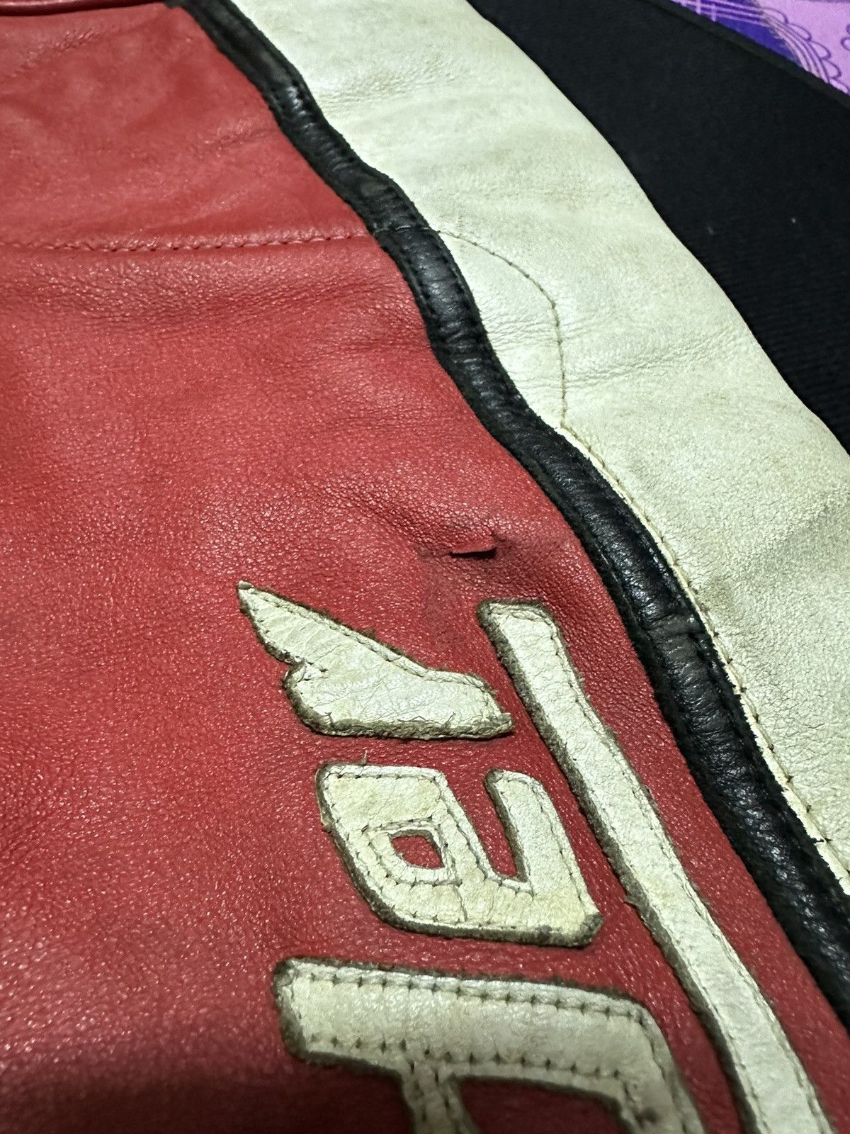 Leather Vtg Nankai motorcycle racing top rider leather pants Size US 30 / EU 46 - 9 Thumbnail