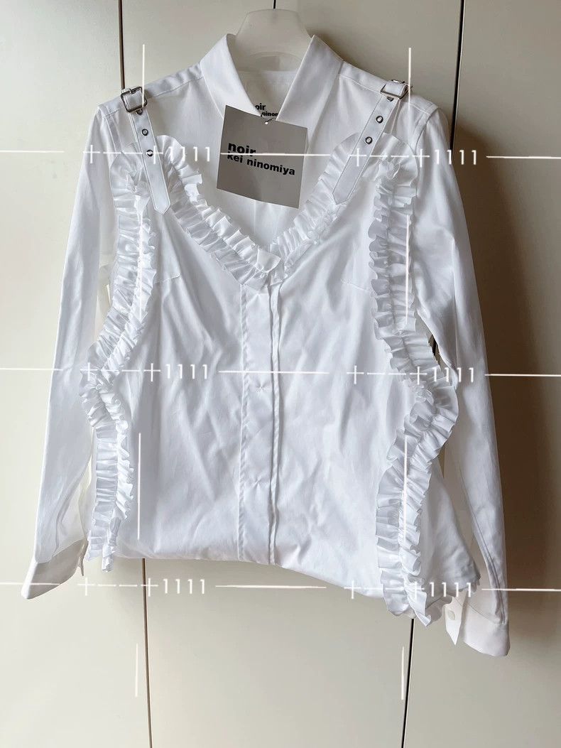 Comme des Garcons Comme Des Garcons Button-Up Strap Long Shaped Shirt Size S / US 4 / IT 40 - 4 Thumbnail
