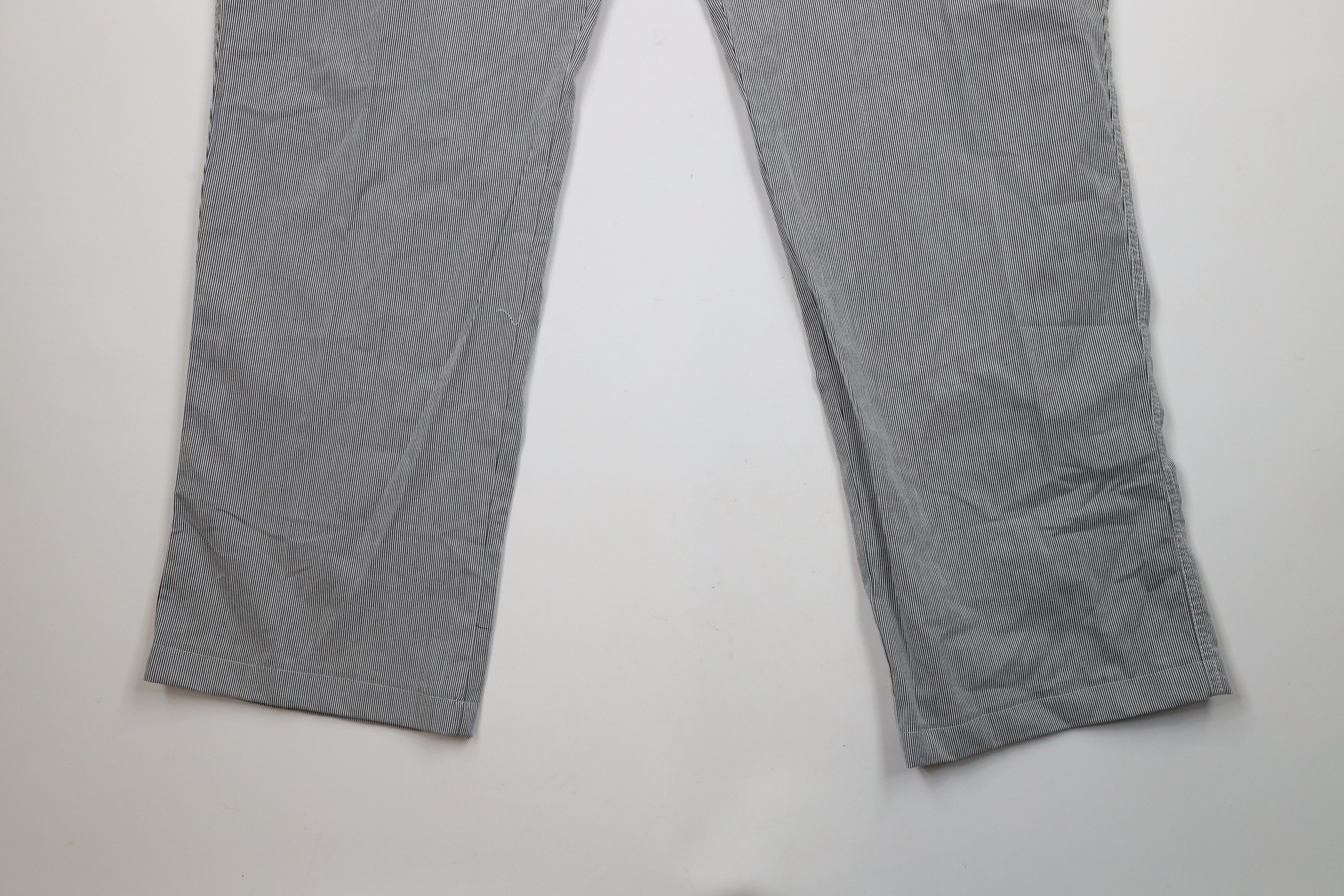 Lands' End × Vintage Vintage 90s Land End Pinstriped Seersucker Wide Leg Pants Size US 42 / EU 58 - 4 Thumbnail