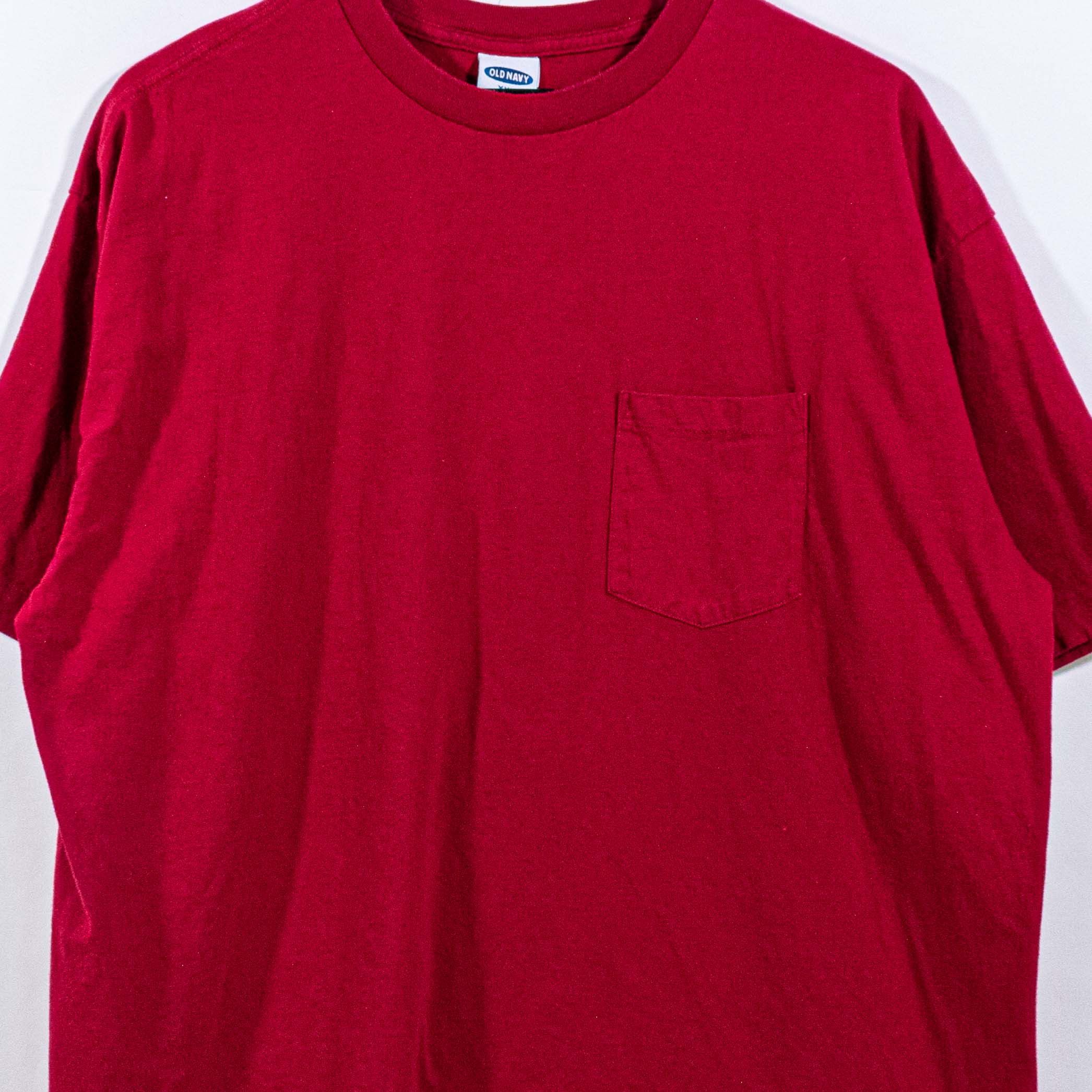 Old Navy × Vintage Old Navy Blank Pocket T-Shirt Skate Grunge XXL VTG 90s Size US XXL / EU 58 / 5 - 3 Thumbnail