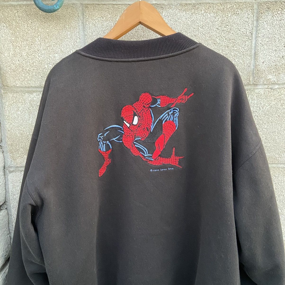 Vintage Vintage 90s Spider-Man New world entertainment jacket XL Size US XL / EU 56 / 4 - 2 Thumbnail