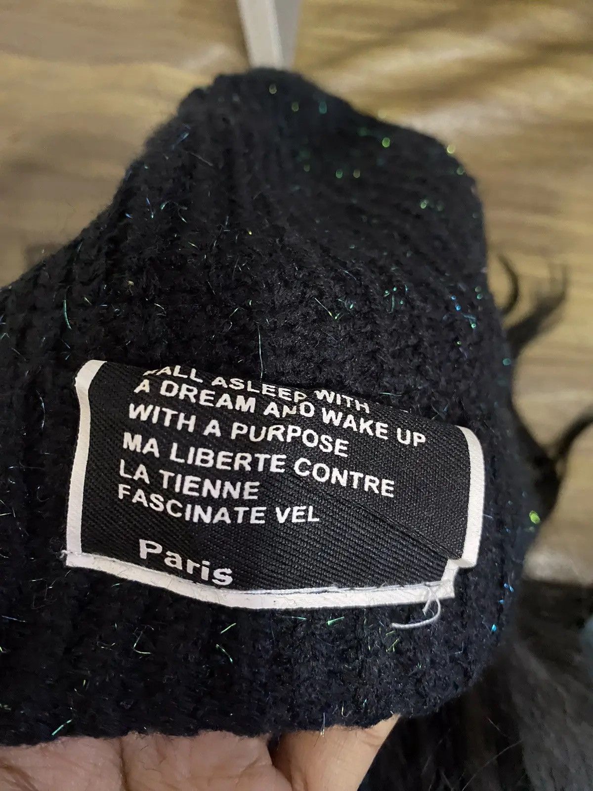 Japanese Brand × Vintage Japanese Brand Fake Hair Beanie Hat Size ONE SIZE - 6 Thumbnail
