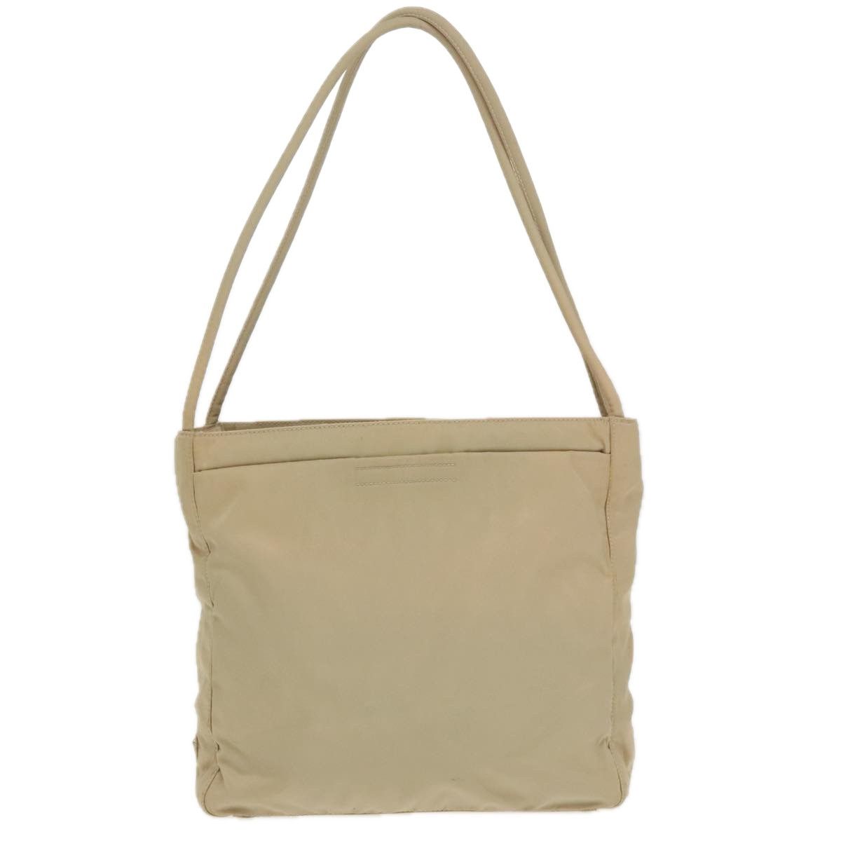 Prada Beige Synthetic Tote Bag (Pre-Owned) Size ONE SIZE - 1 Thumbnail