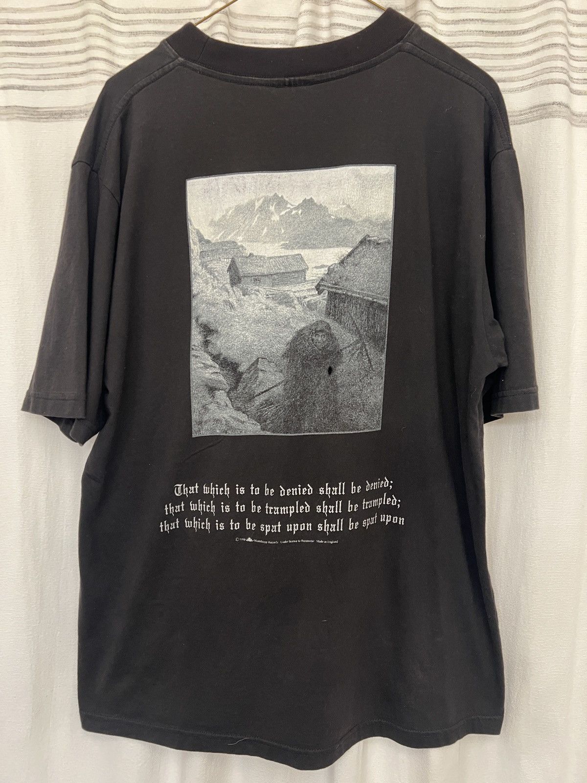 1998 Burzum Hvis Lyset Tar Oss Misanthropy Records Tee