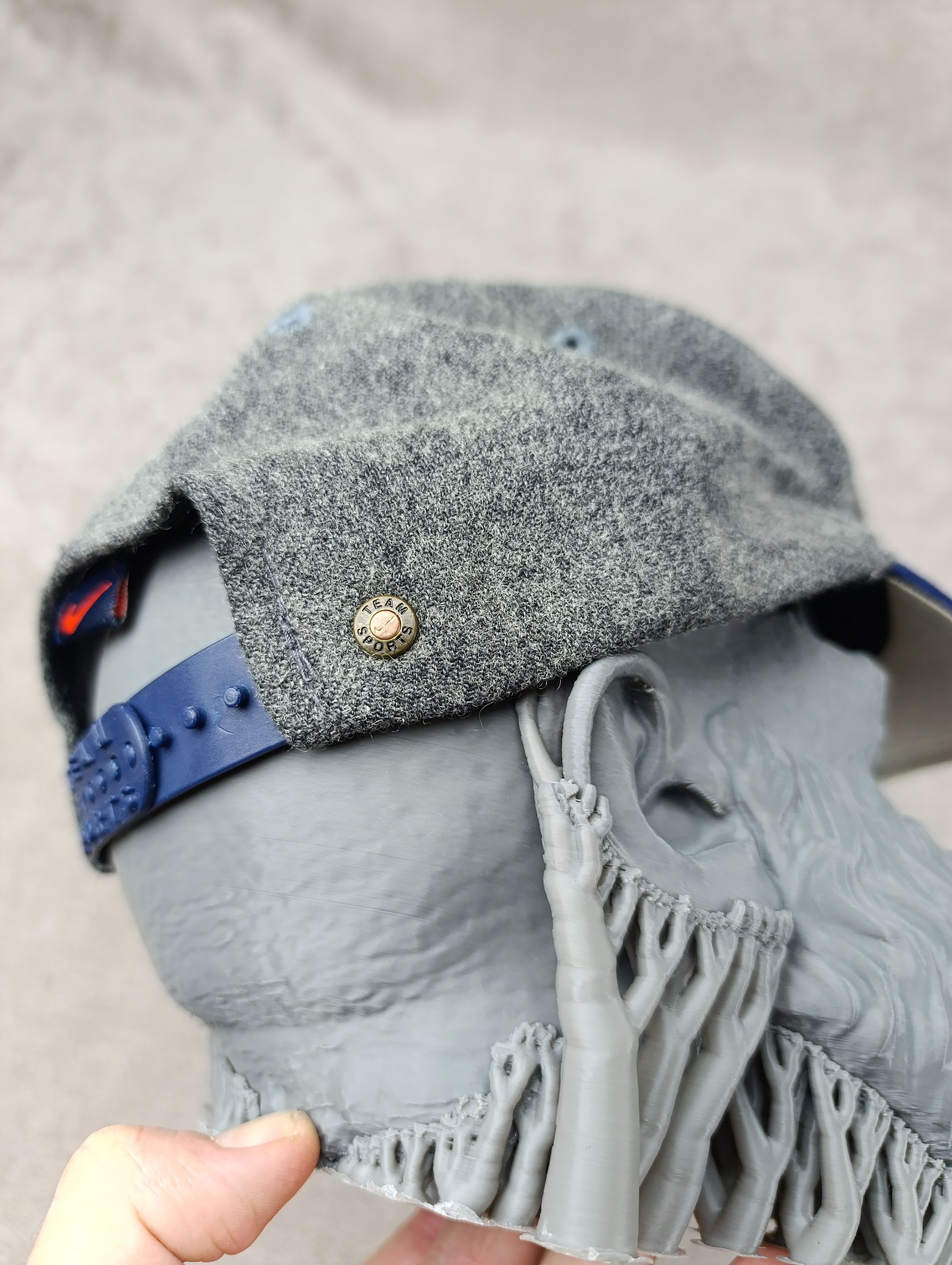 Nike Vintage 90s Jahre Nike Syracuse Team Sport SELTEN wool cap Size ONE SIZE - 9 Thumbnail