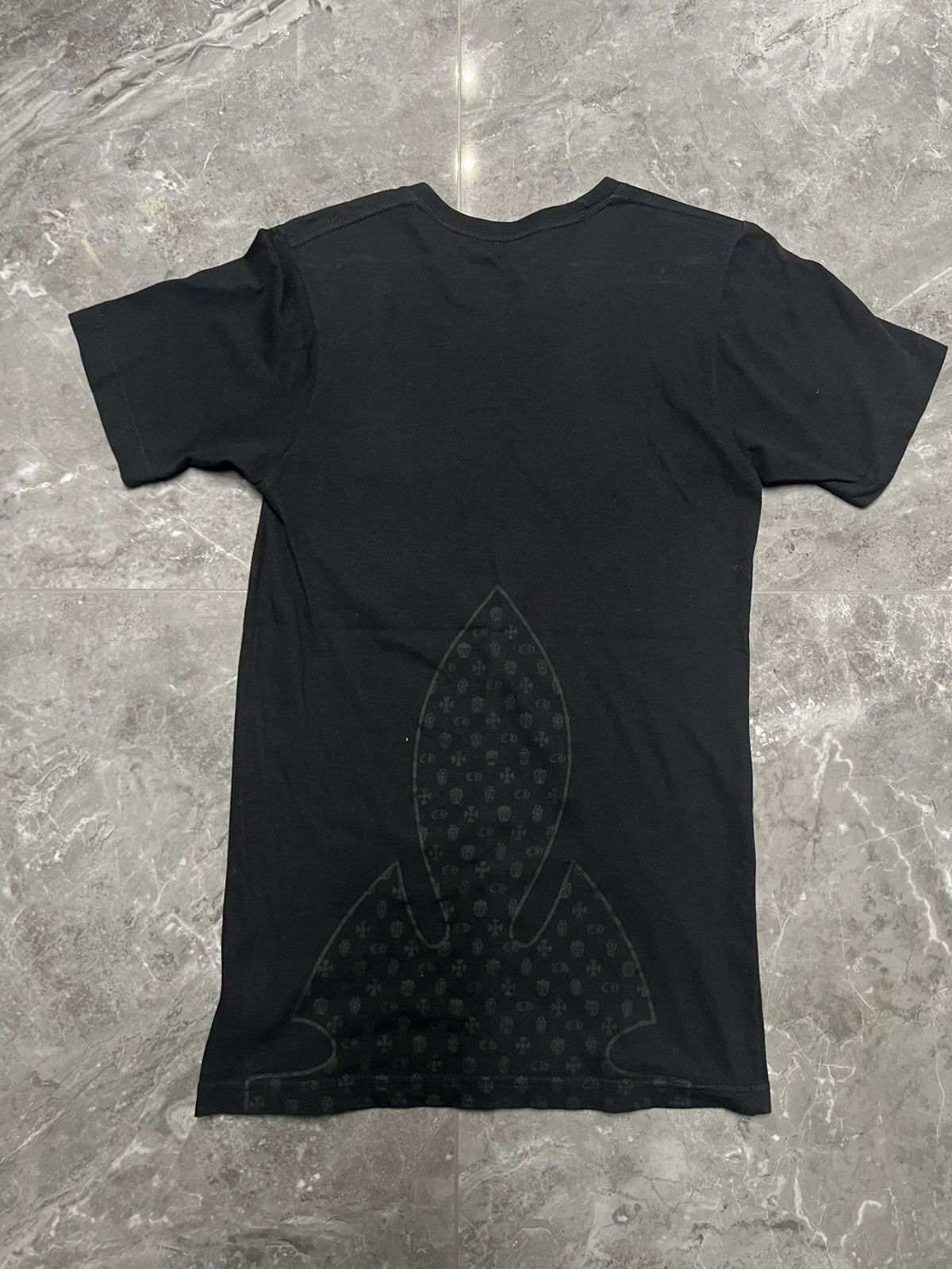 Chrome Hearts CHROME HEARTS FLEUR KNEE MONOGRAM BLACK TEE Size US S / EU 44-46 / 1 - 2 Thumbnail