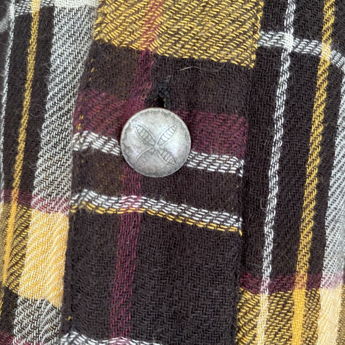 Vintage Indian Motorcycle plaid hoodie shirt Size US M / EU 48-50 / 2 - 7 Thumbnail