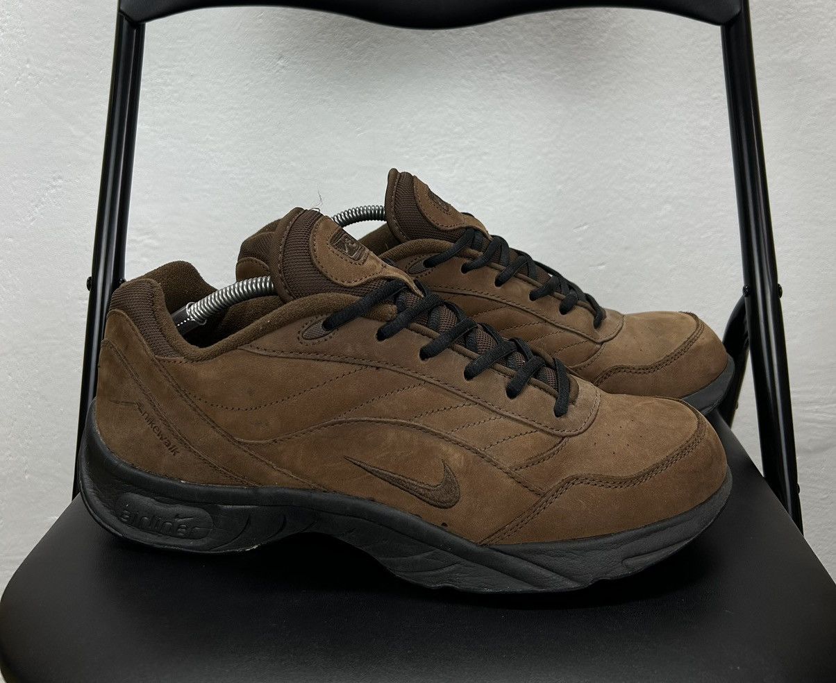 Nike × Vintage Nike Vintage Nikewalk Brown Sneakers Size fit 45 Size US 12 / EU 45 - 2 Thumbnail