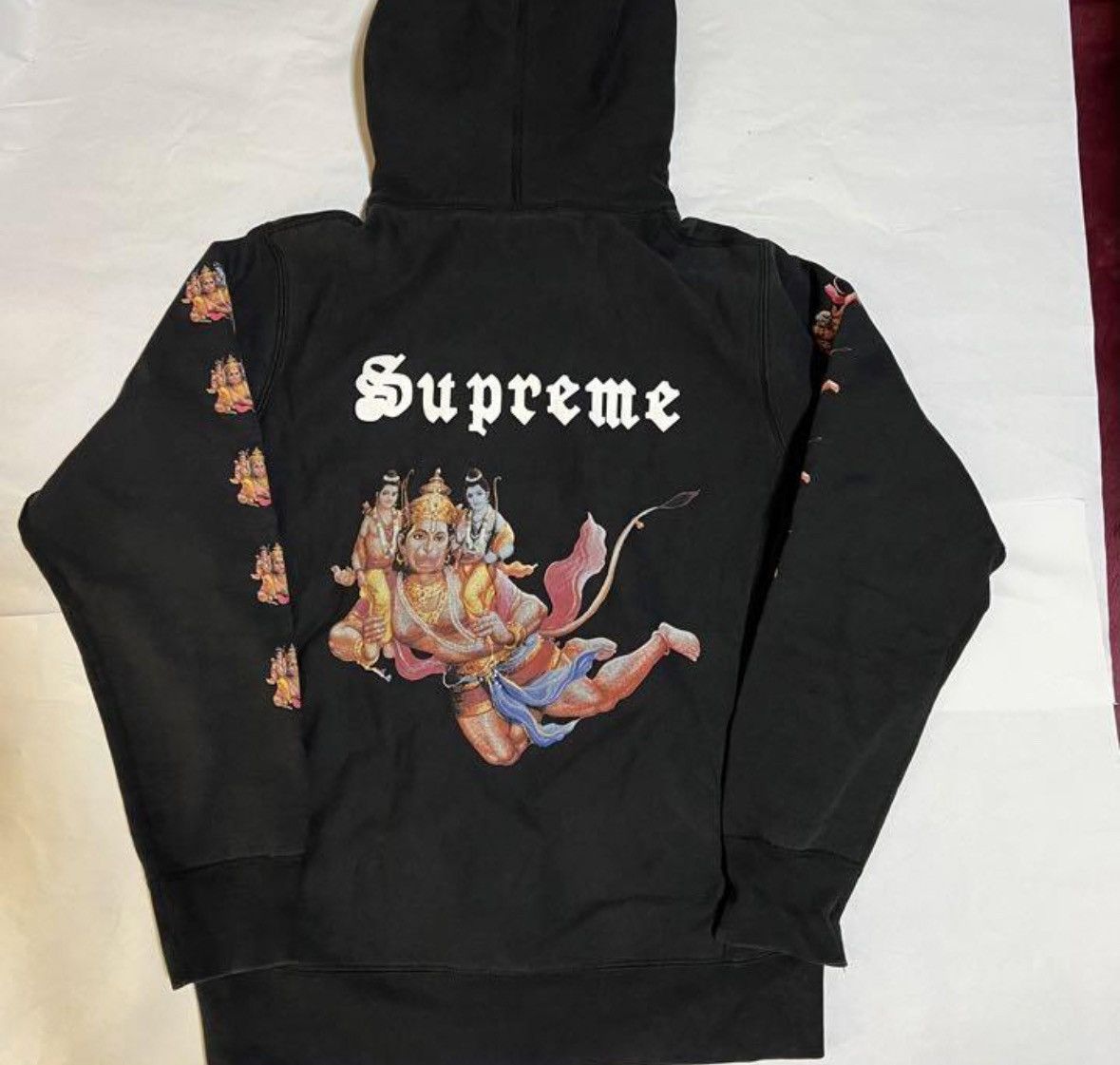 image of Supreme Hanu Pullover in Black, Men's (Size Medium)