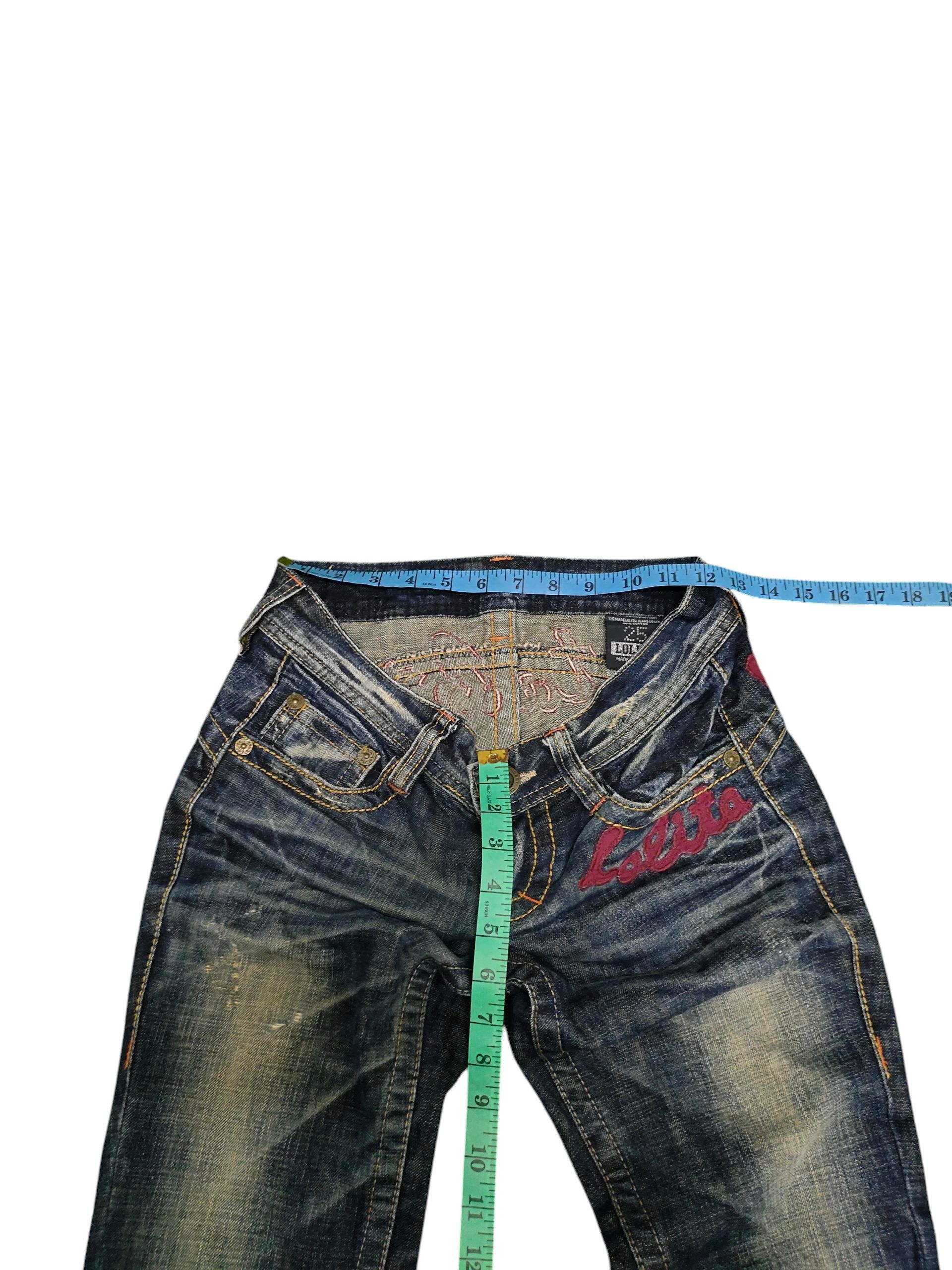If Six Was Nine Flare Jeans Lolita Clawmark Distress Bootcut Low Rise Y2k Size US 26 / EU 42 - 18 Thumbnail