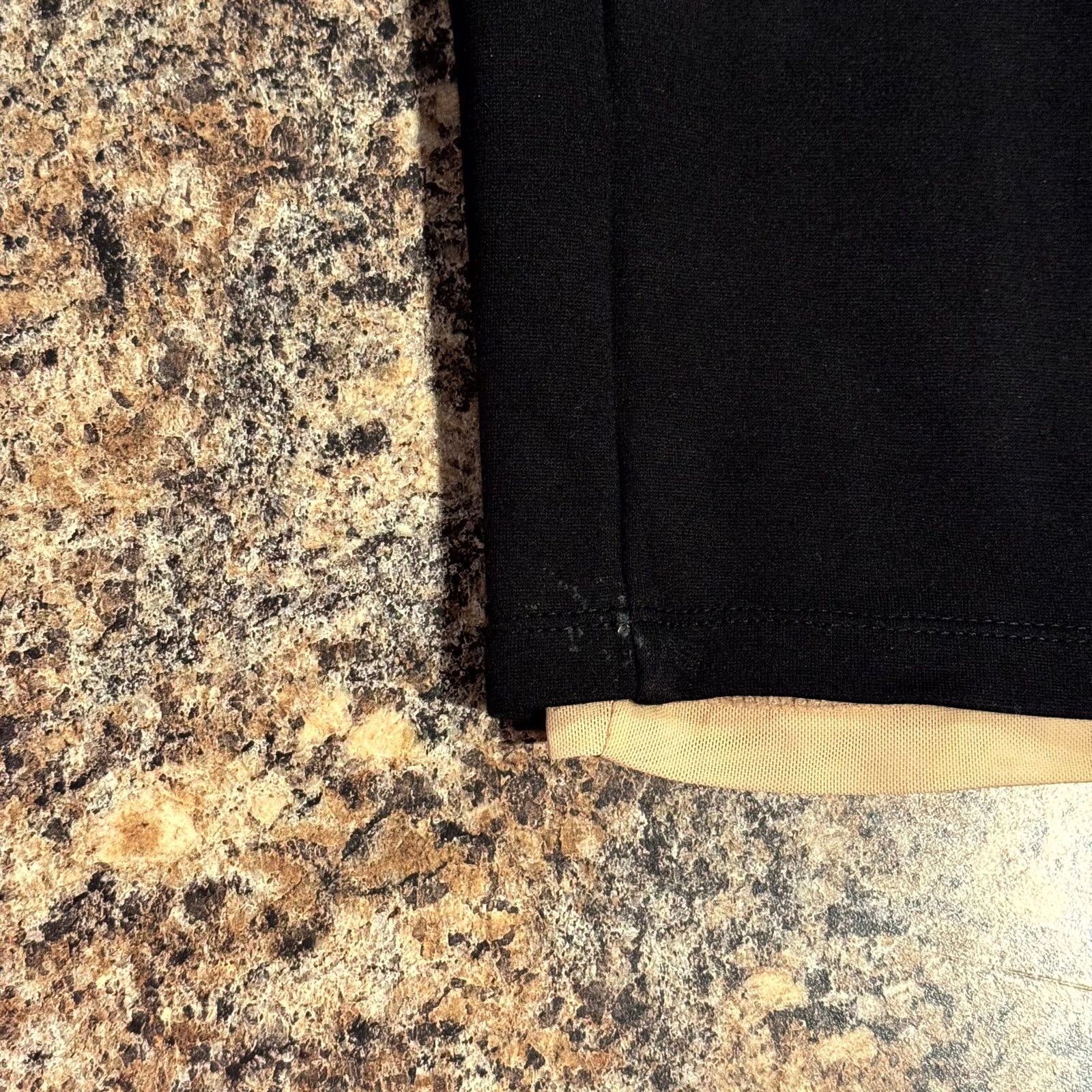 Alice + Olivia Alice Olivia Colorblock Sheath Dress Black Tan 4 Mini Career Size S / US 4 / IT 40 - 7 Thumbnail