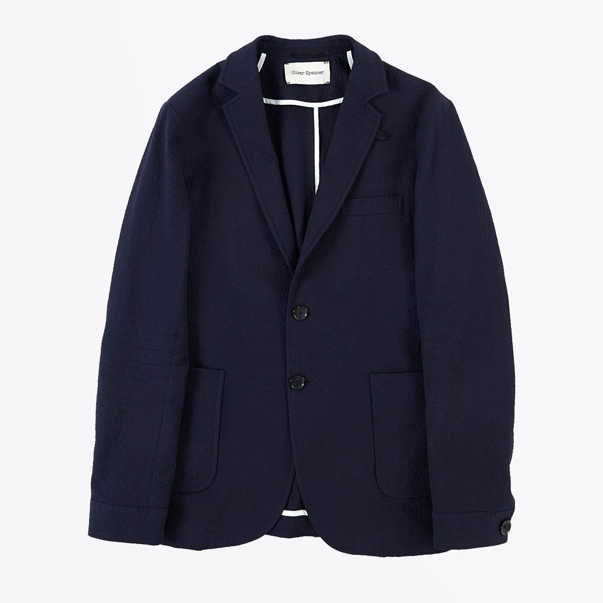 Oliver Spencer Oliver Spencer Seersucker Blazer Size 38R - 1 Preview