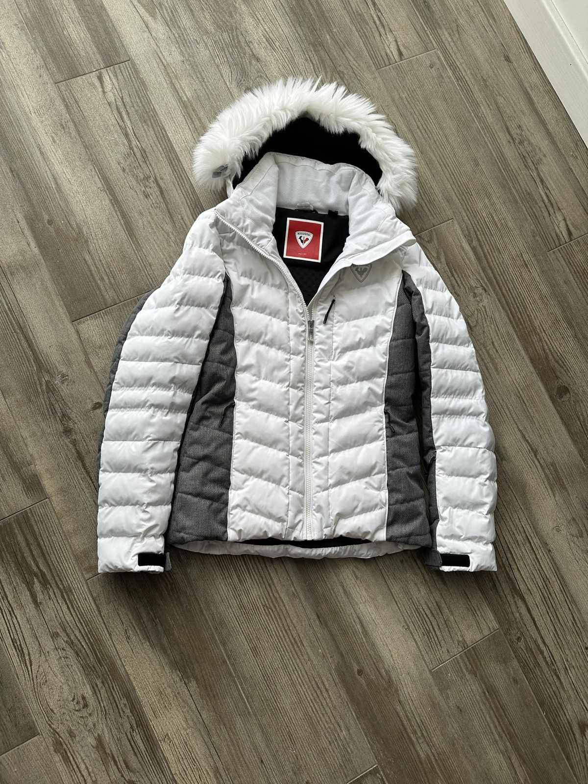 Rossignol Rossignol Ski Faux Fur Woman Heather Rapide White Jacket Size S / US 4 / IT 40 - 1 Thumbnail