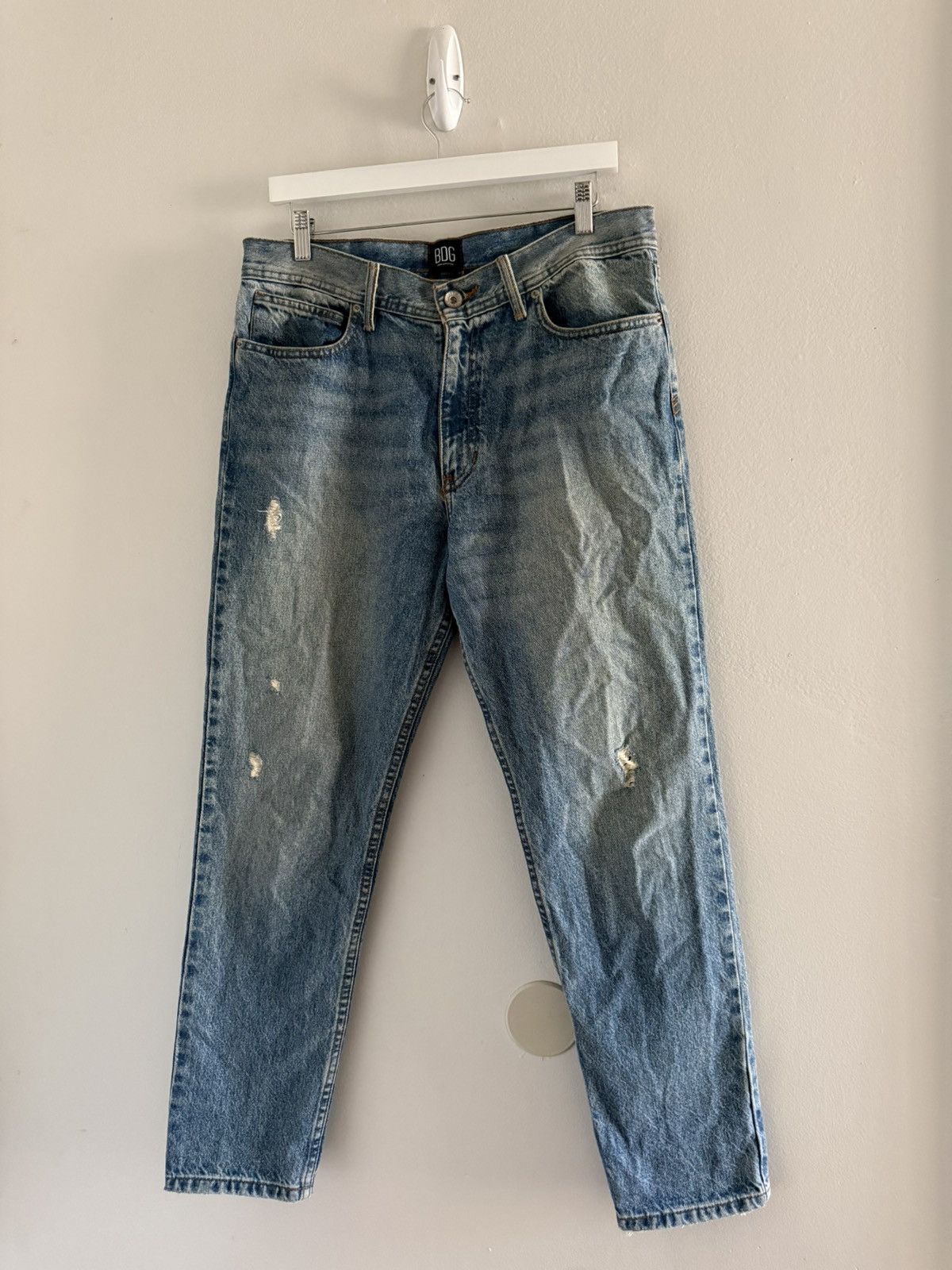 Bdg BDG UO Relaxed Dad Fit Denim Jeans Pants Blue Stone-Wash Size US 32 / EU 48 - 2 Thumbnail