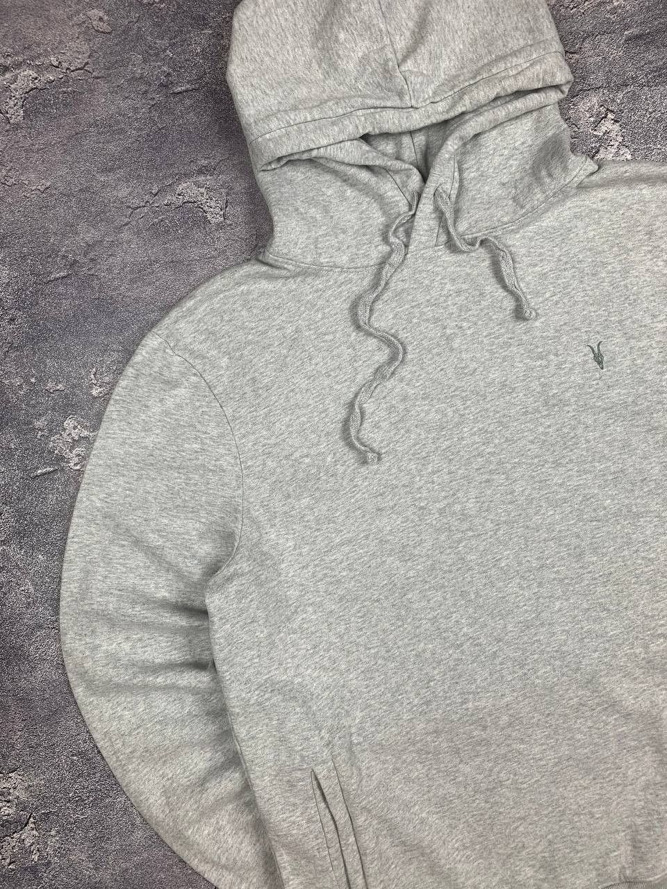Allsaints AllSaints Hoodie L Gray Cotton Pullover Sweatshirt Logo Size US L / EU 52-54 / 3 - 2 Thumbnail