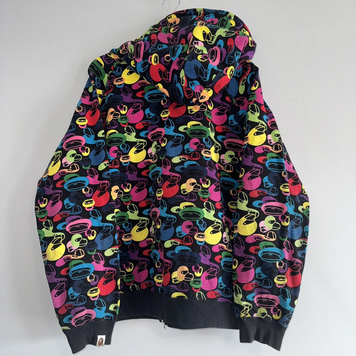 OG Baby Milo Multi Color Camo Full Zip Up Hoodie
